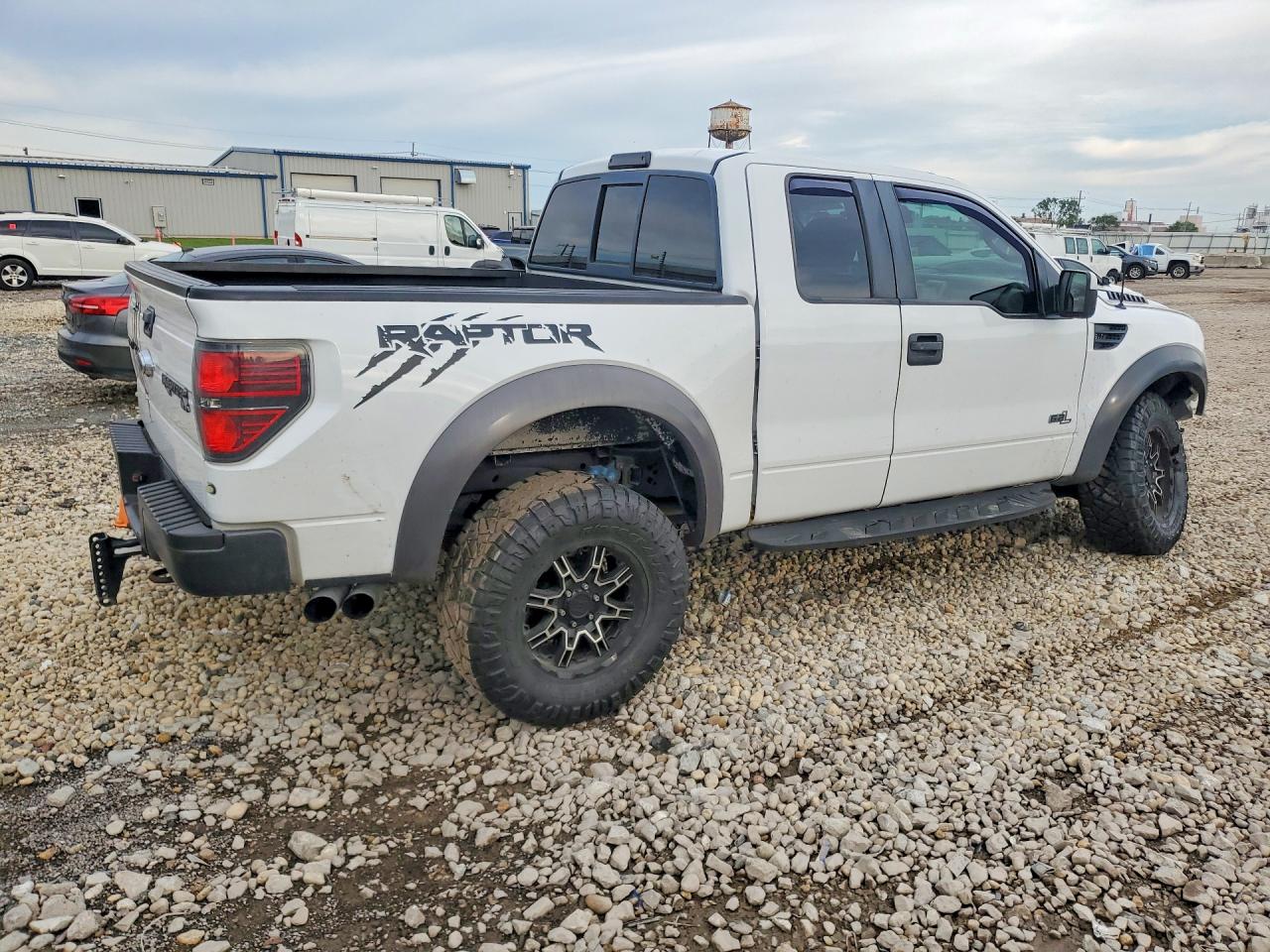 2010 Ford F150 Super Cab White vin: 1FTEX1E67AFD12691