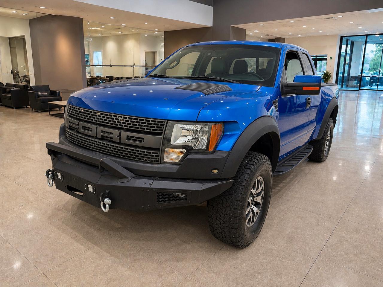 2010 Ford F150 Super Cab Blue vin: 1FTEX1E69AFB99066