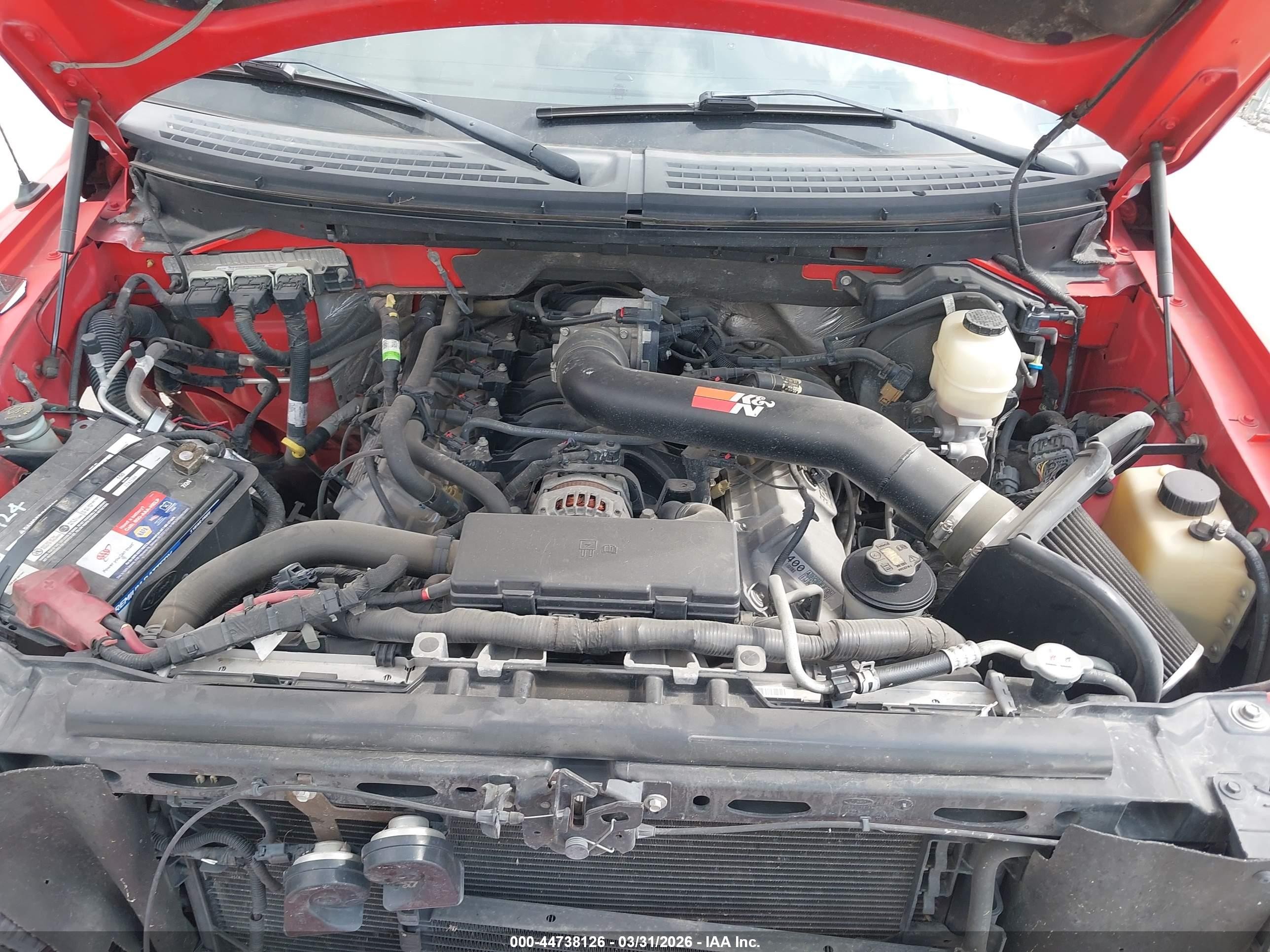 2010 Ford F-150 Svt Raptor Red vin: 1FTEX1E6XAFD87417