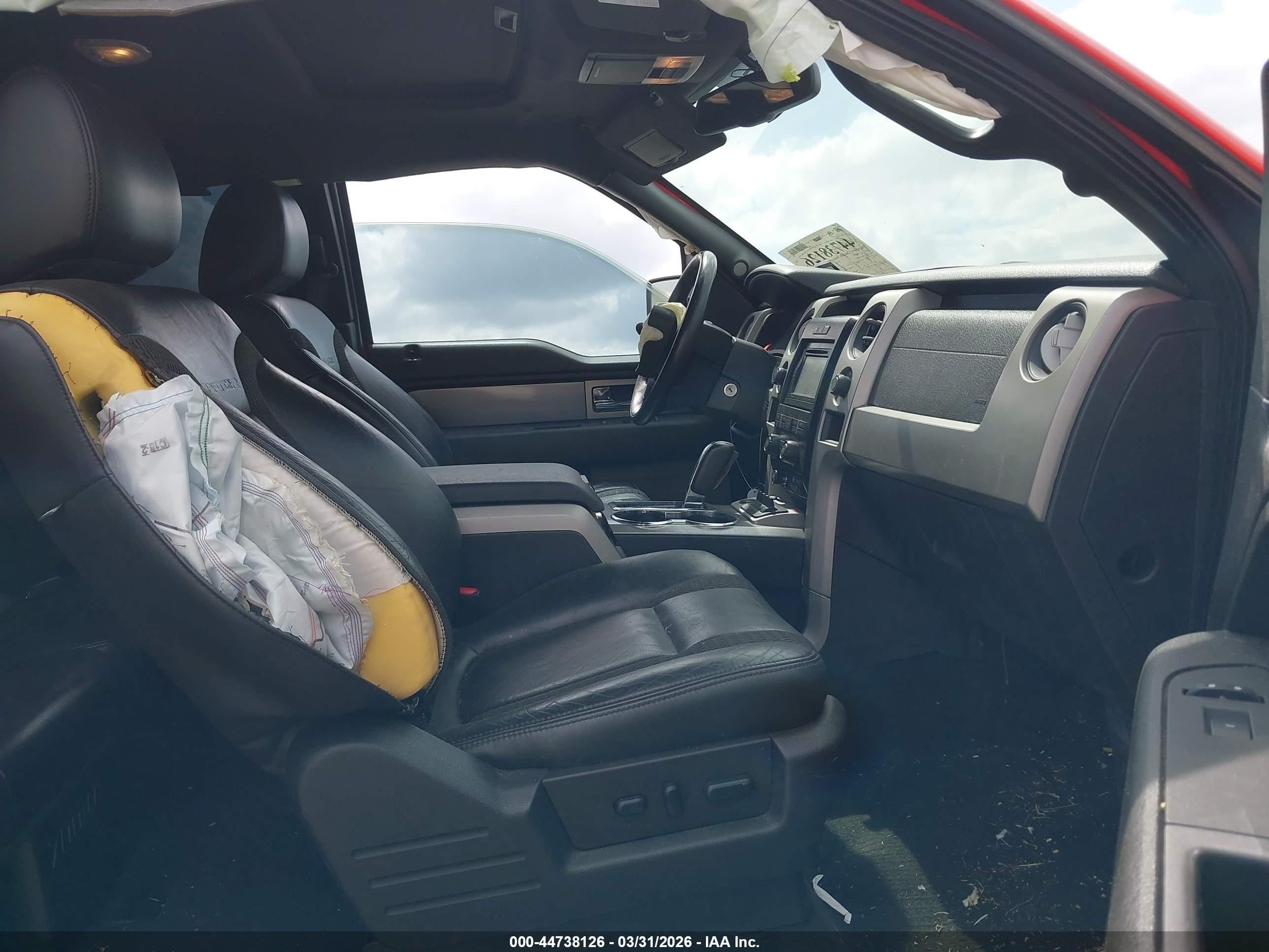 2010 Ford F-150 Svt Raptor Red vin: 1FTEX1E6XAFD87417