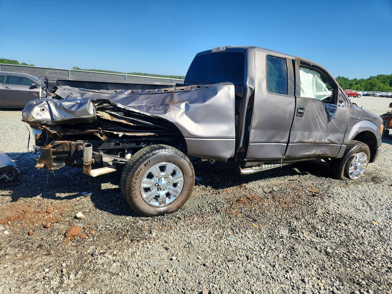 2010 Ford F150 Super Cab Gray vin: 1FTEX1E80AFC94634