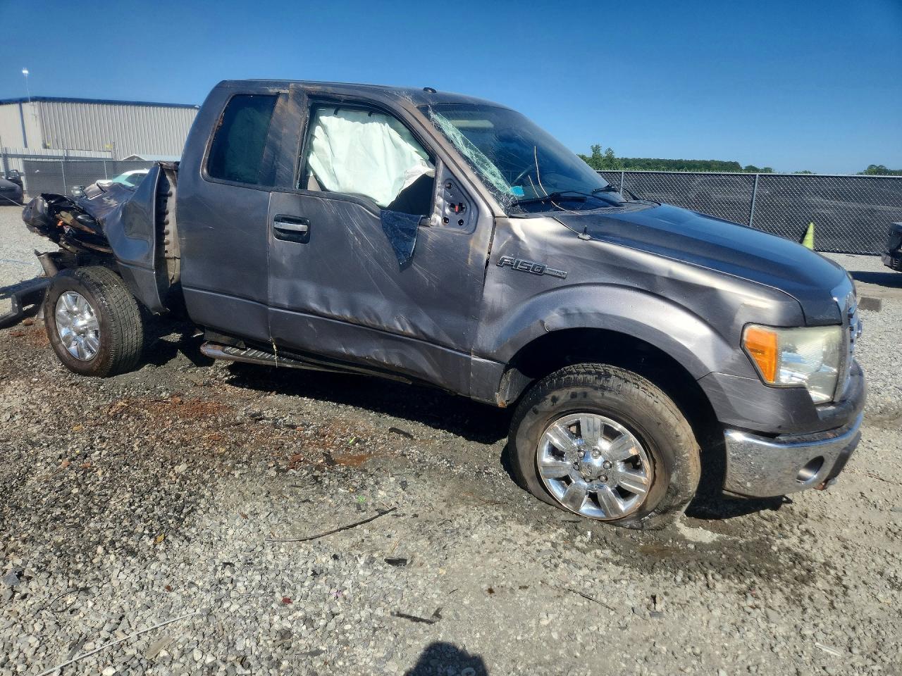 2010 Ford F150 Super Cab Gray vin: 1FTEX1E80AFC94634
