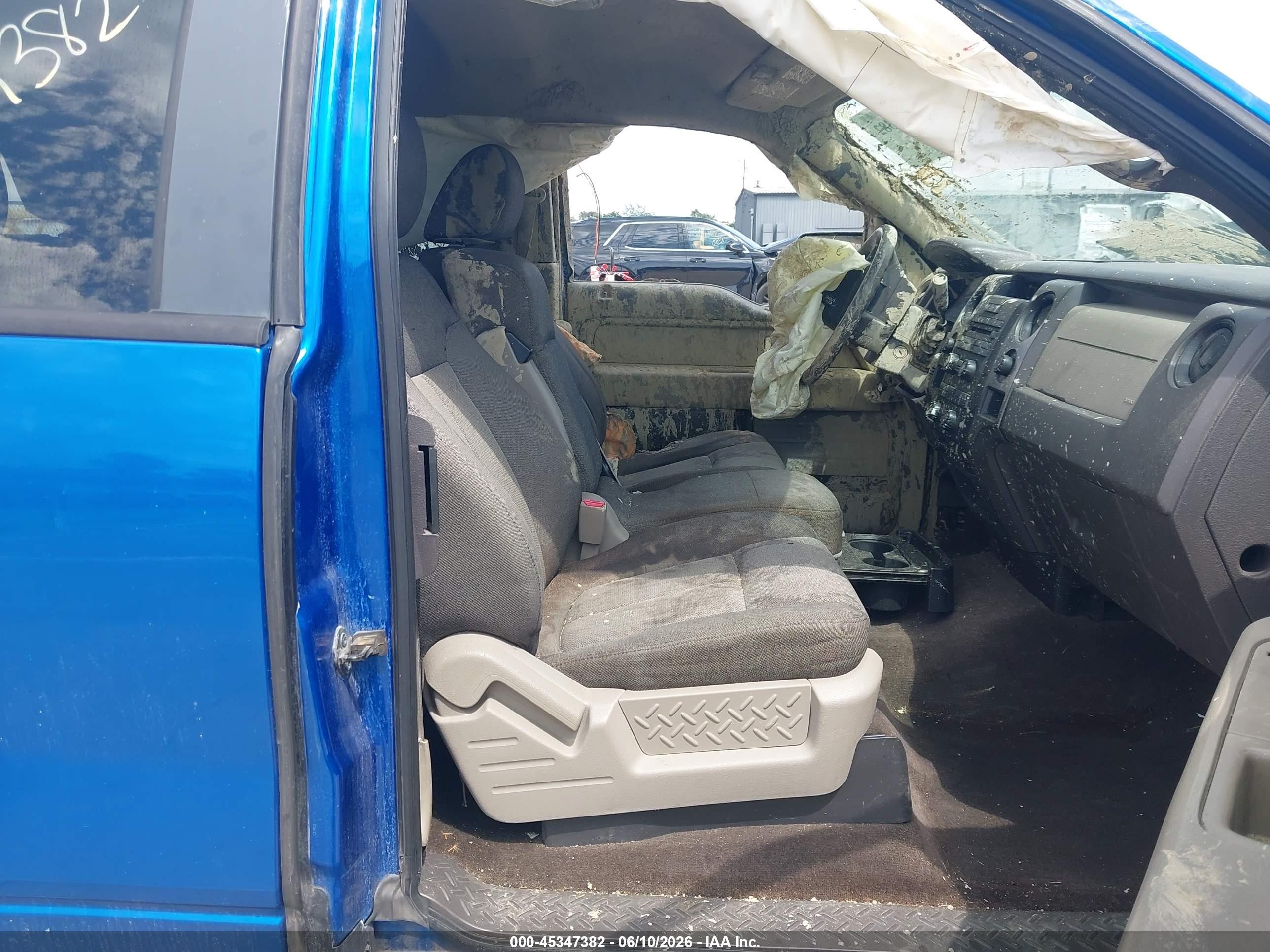 2010 Ford F-150 Stx/xl/xlt Blue vin: 1FTEX1E81AFA35053