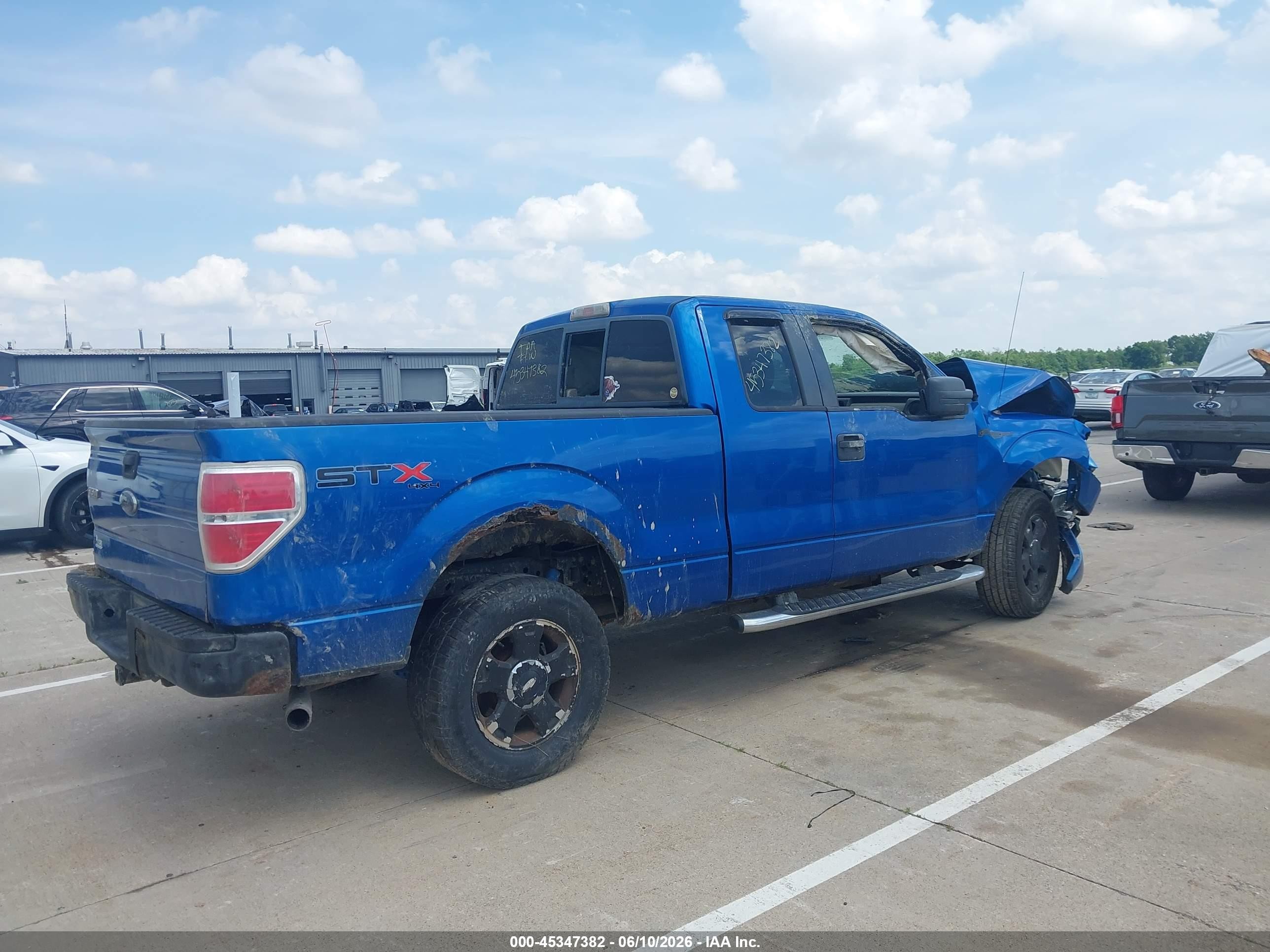 2010 Ford F-150 Stx/xl/xlt Blue vin: 1FTEX1E81AFA35053