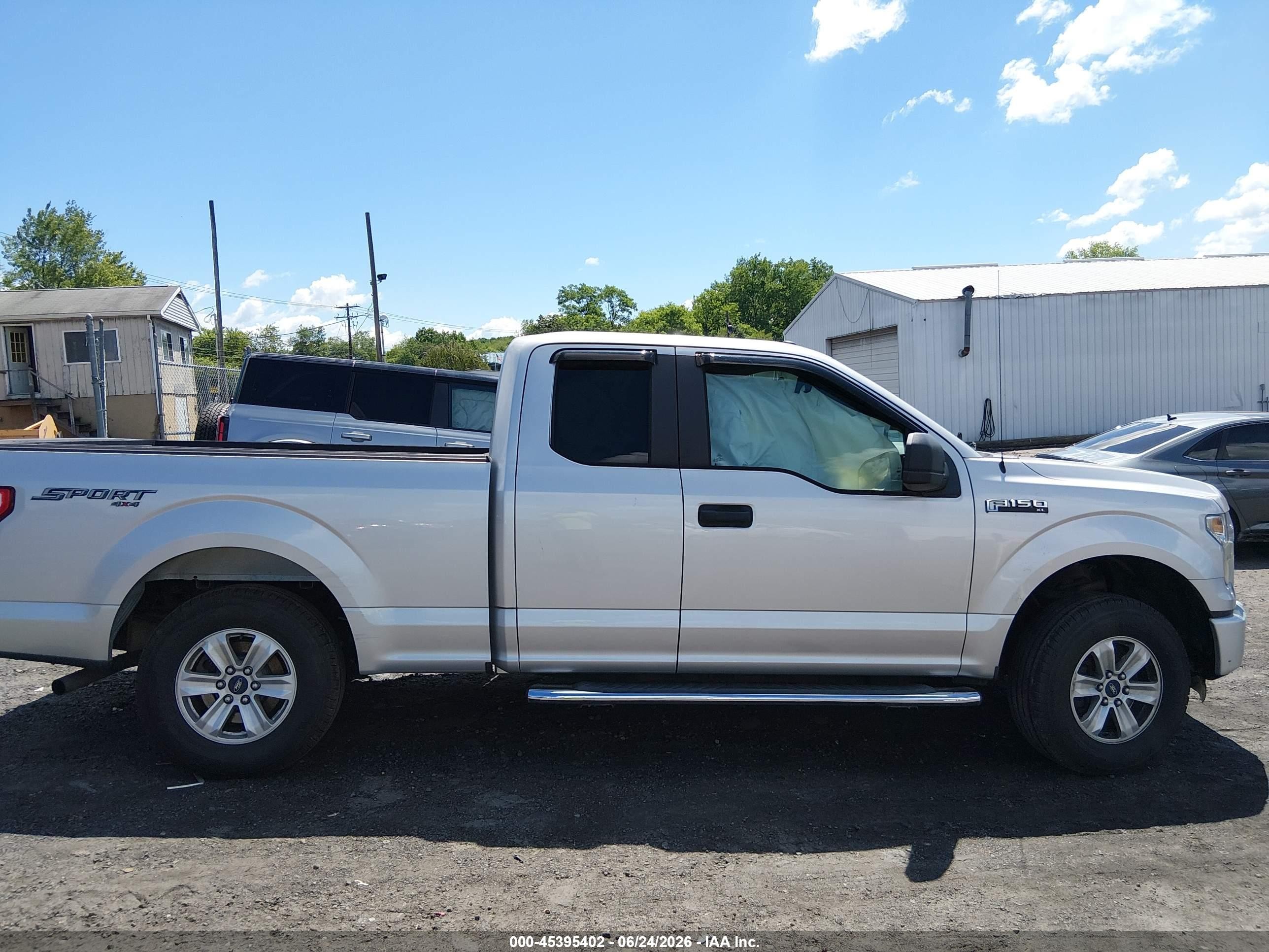 2015 Ford F-150 Xl Silver vin: 1FTEX1E81FFA47856