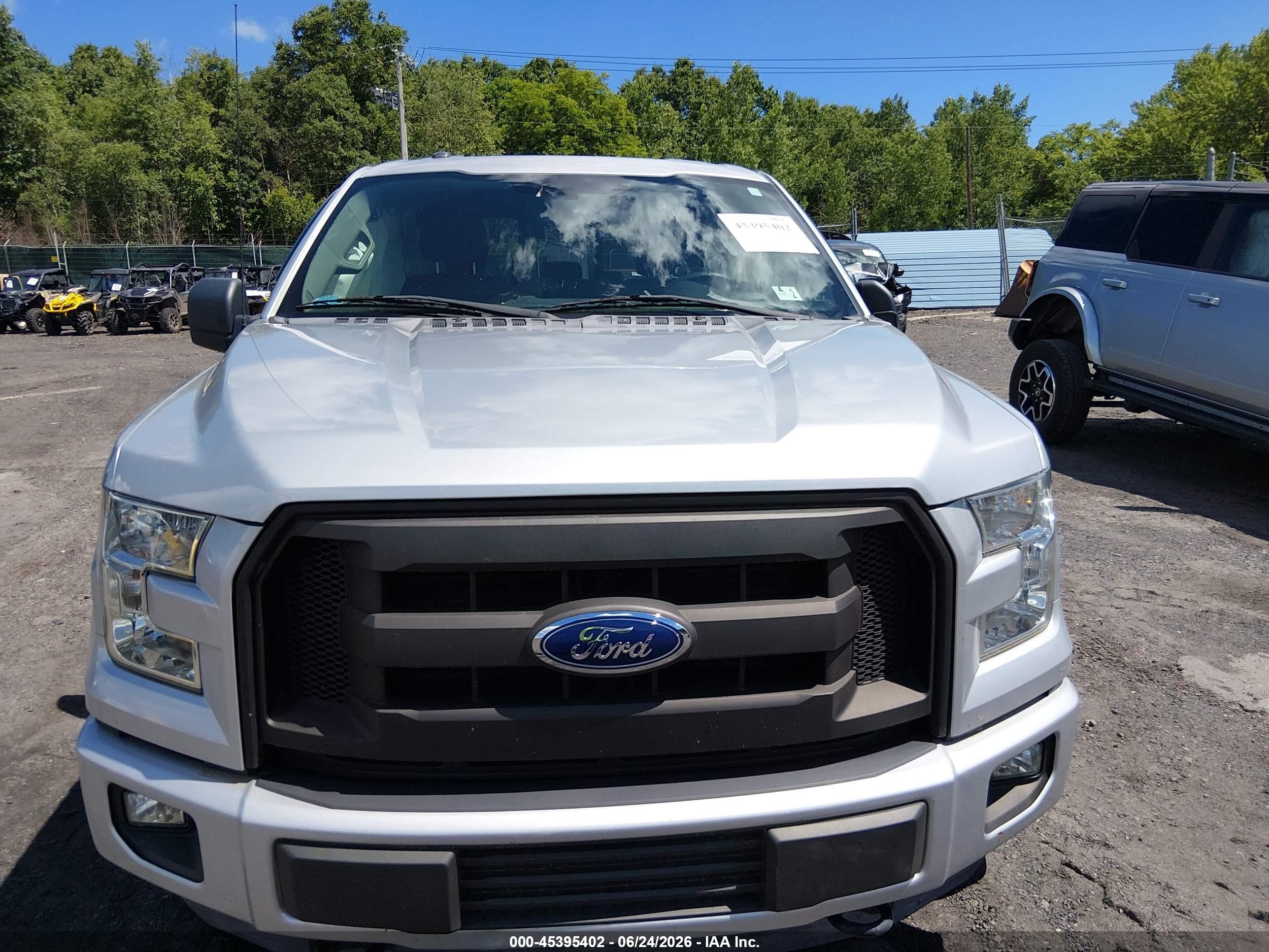 2015 Ford F-150 Xl Silver vin: 1FTEX1E81FFA47856