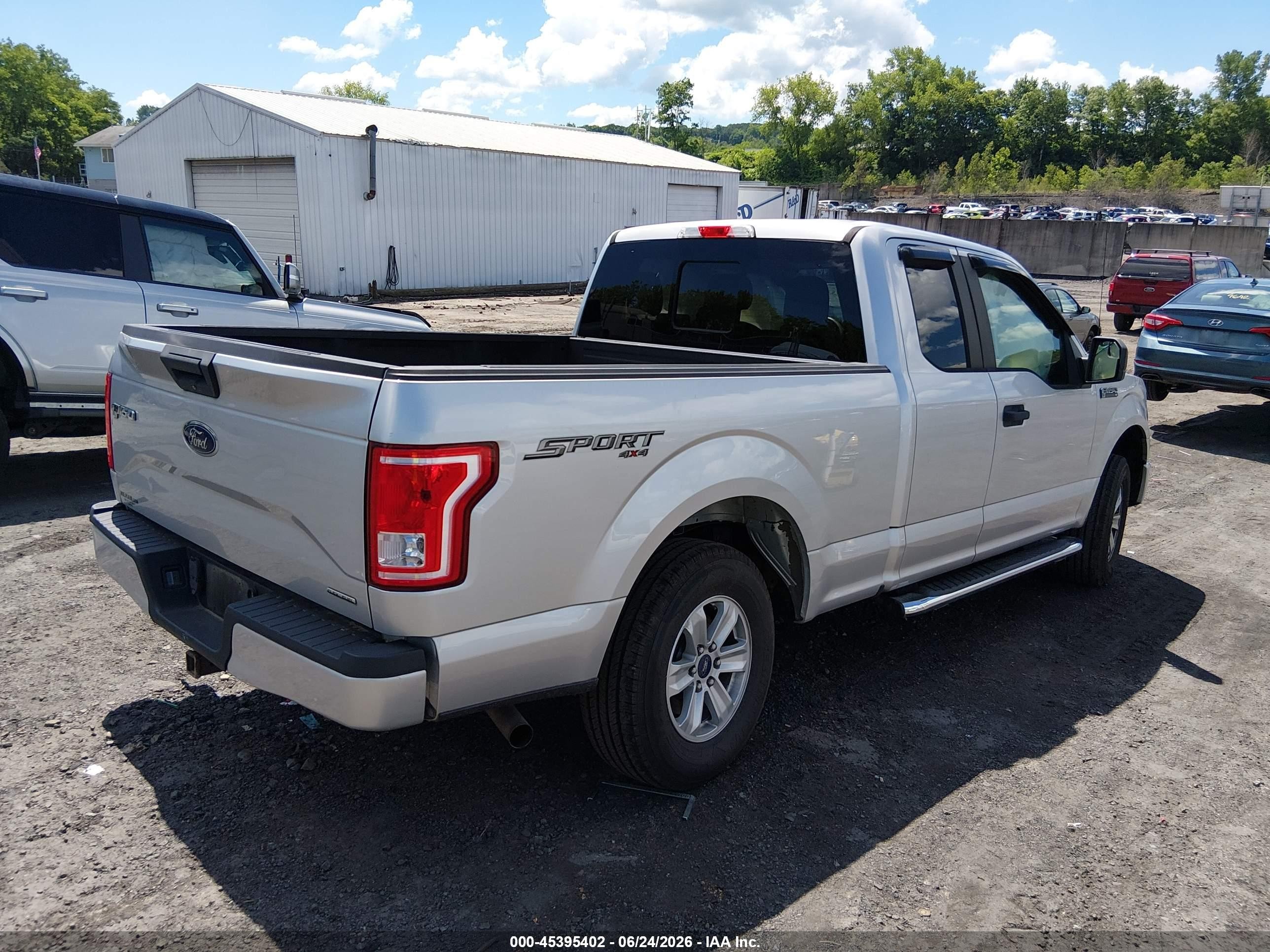 2015 Ford F-150 Xl Silver vin: 1FTEX1E81FFA47856