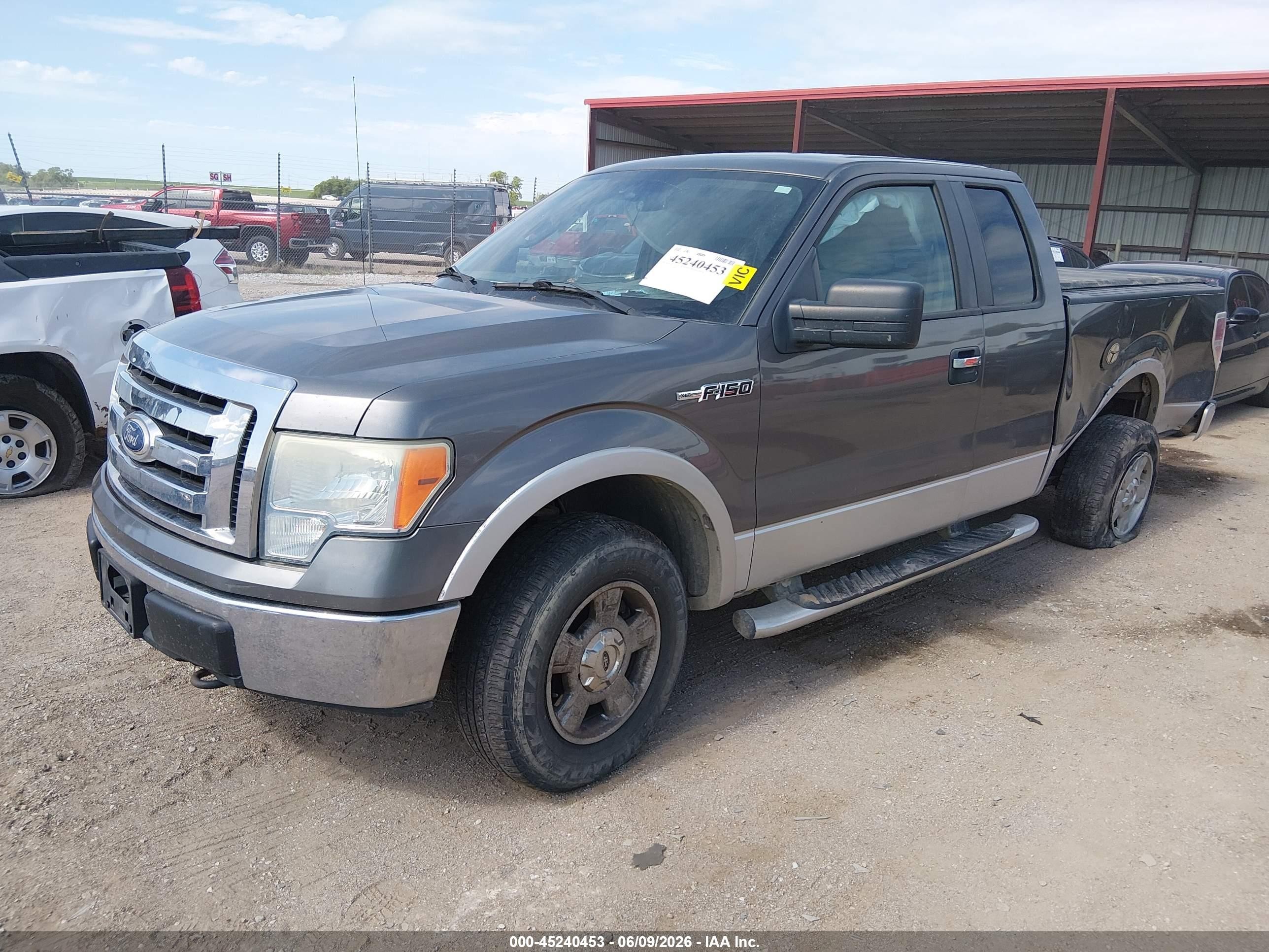 2010 Ford F-150 Stx/xl/xlt Gray vin: 1FTEX1E82AKA66836