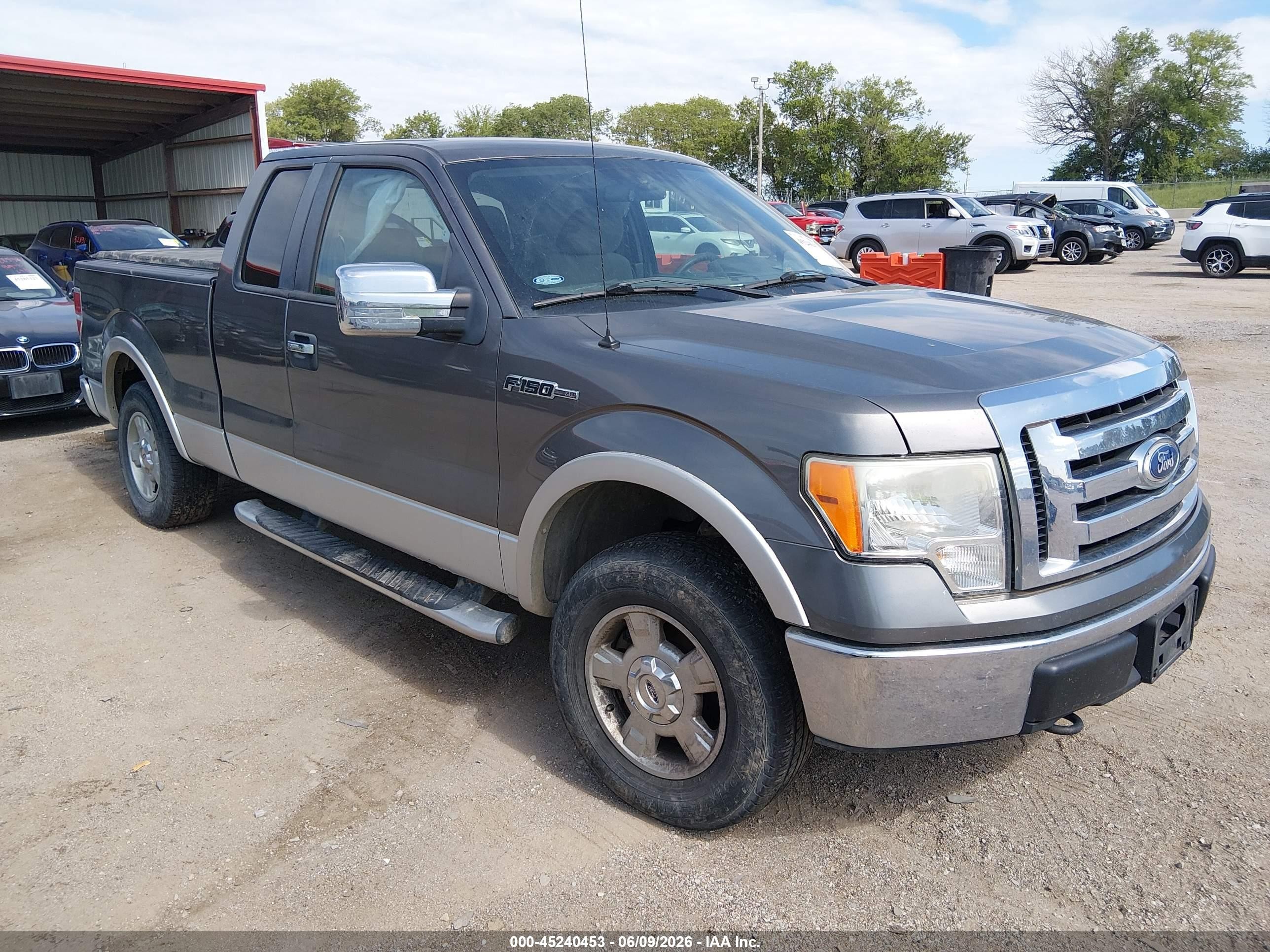 2010 Ford F-150 Stx/xl/xlt Gray vin: 1FTEX1E82AKA66836