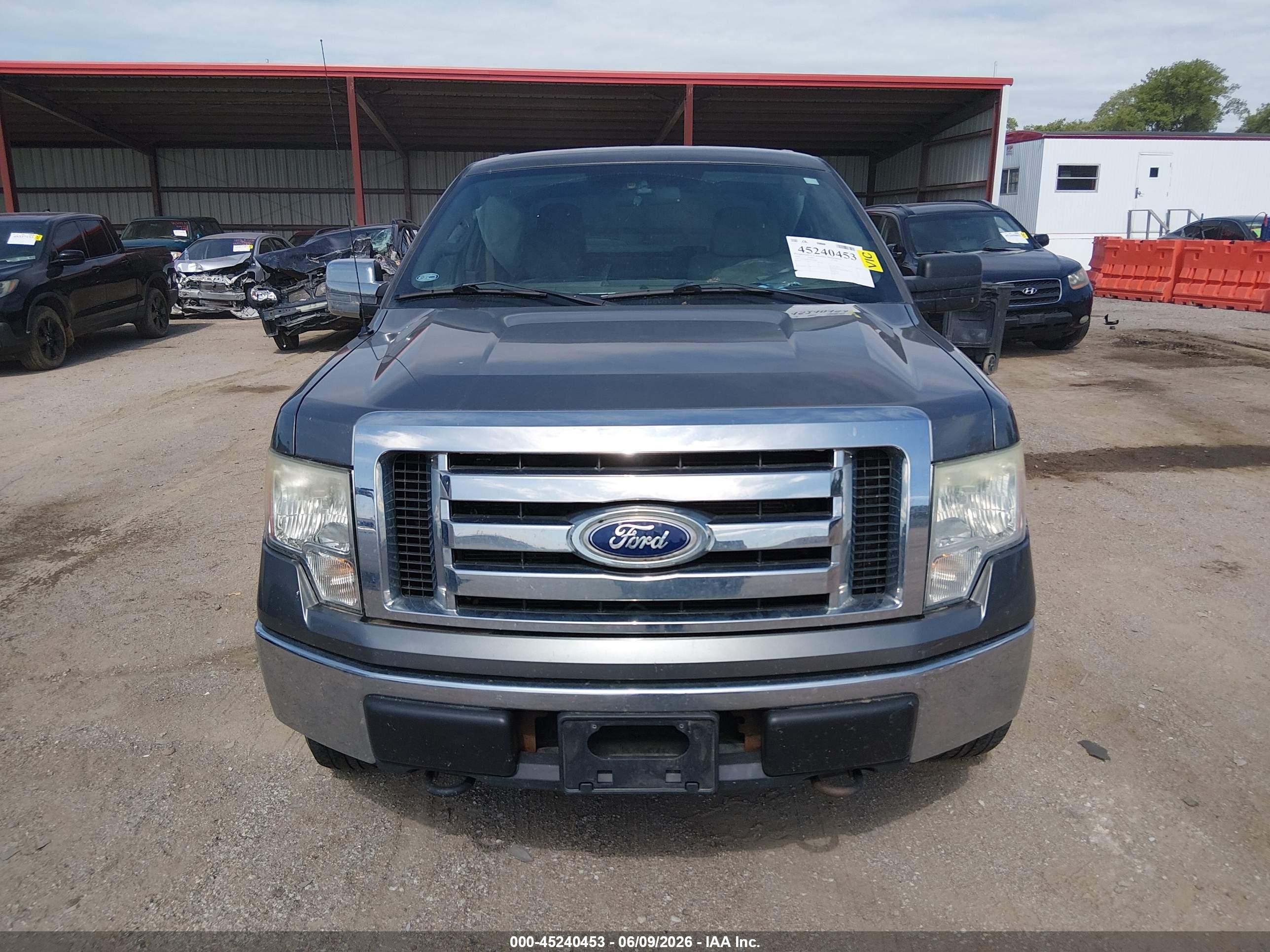 2010 Ford F-150 Stx/xl/xlt Gray vin: 1FTEX1E82AKA66836