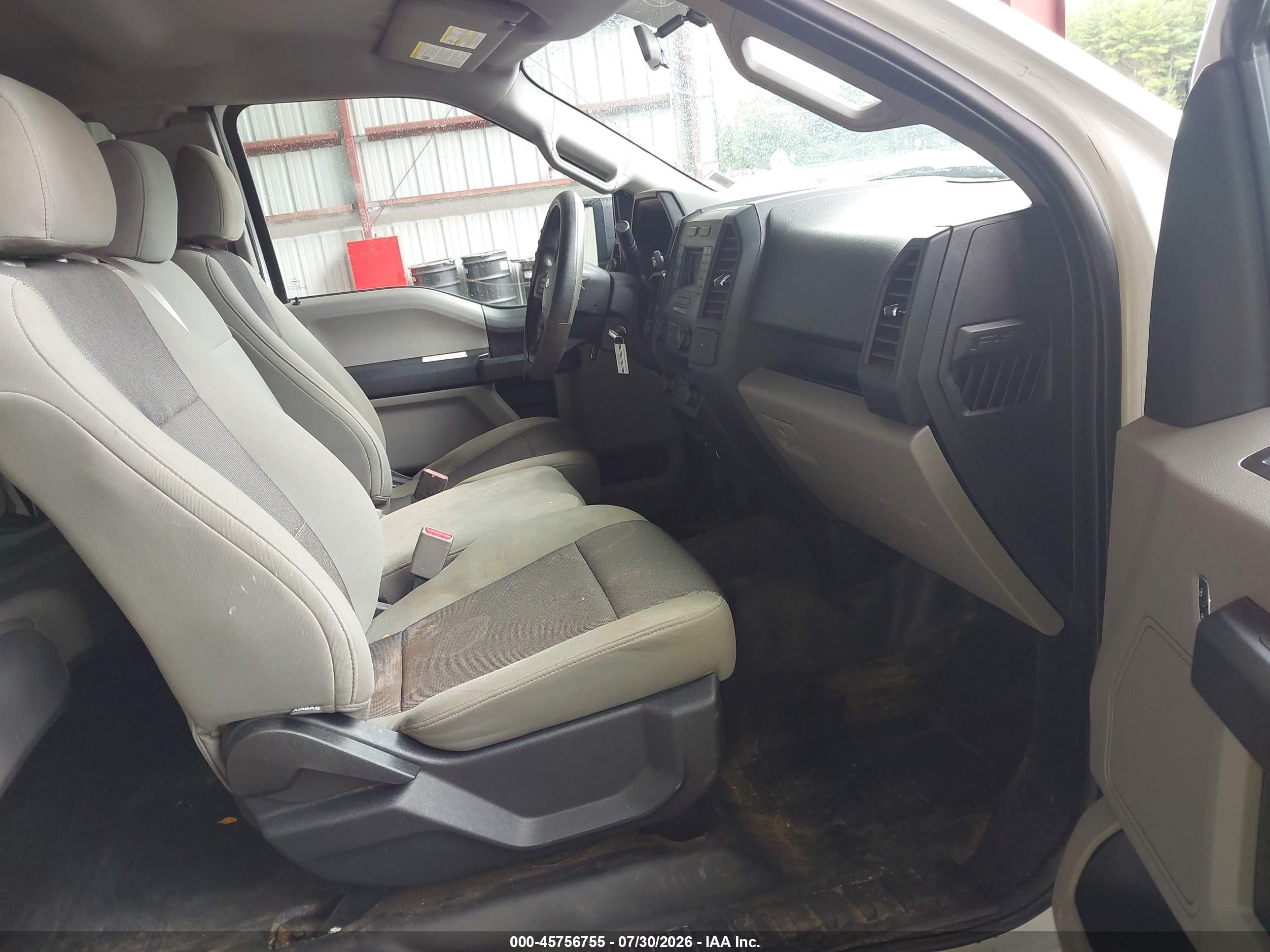 2015 Ford F-150 Xl White vin: 1FTEX1E82FFB71120