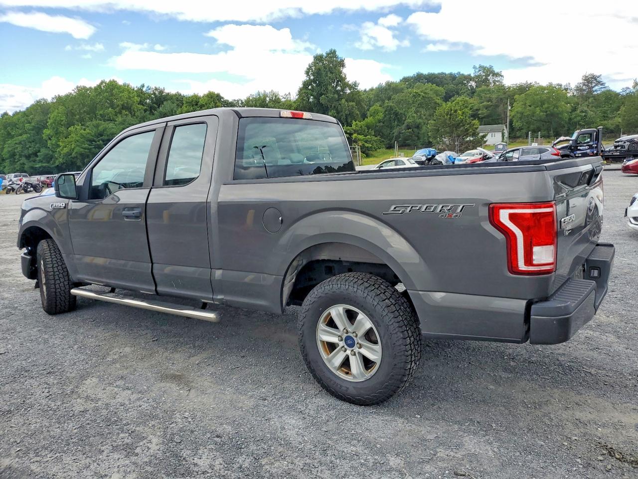 2015 Ford F150 Super Cab Gray vin: 1FTEX1E82FKE95739