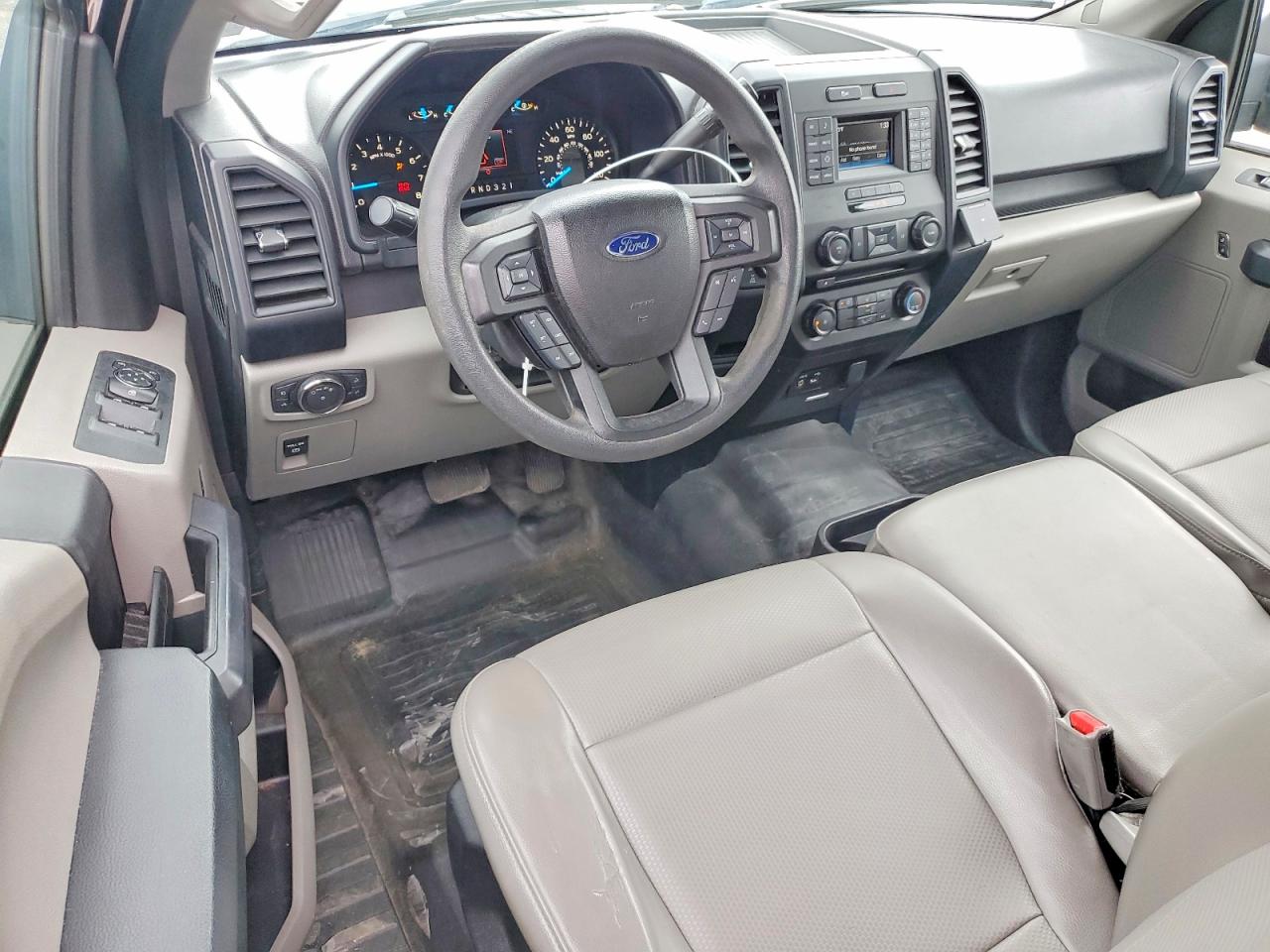 2015 Ford F150 Super Cab Gray vin: 1FTEX1E82FKE95739