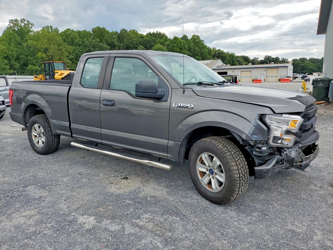 2015 Ford F150 Super Cab Gray vin: 1FTEX1E82FKE95739