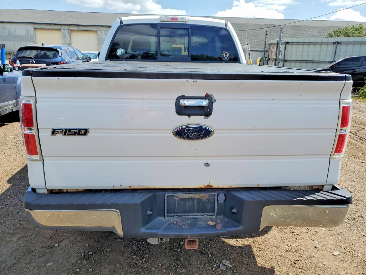 2010 Ford F150 Super Cab White vin: 1FTEX1E83AFD76924
