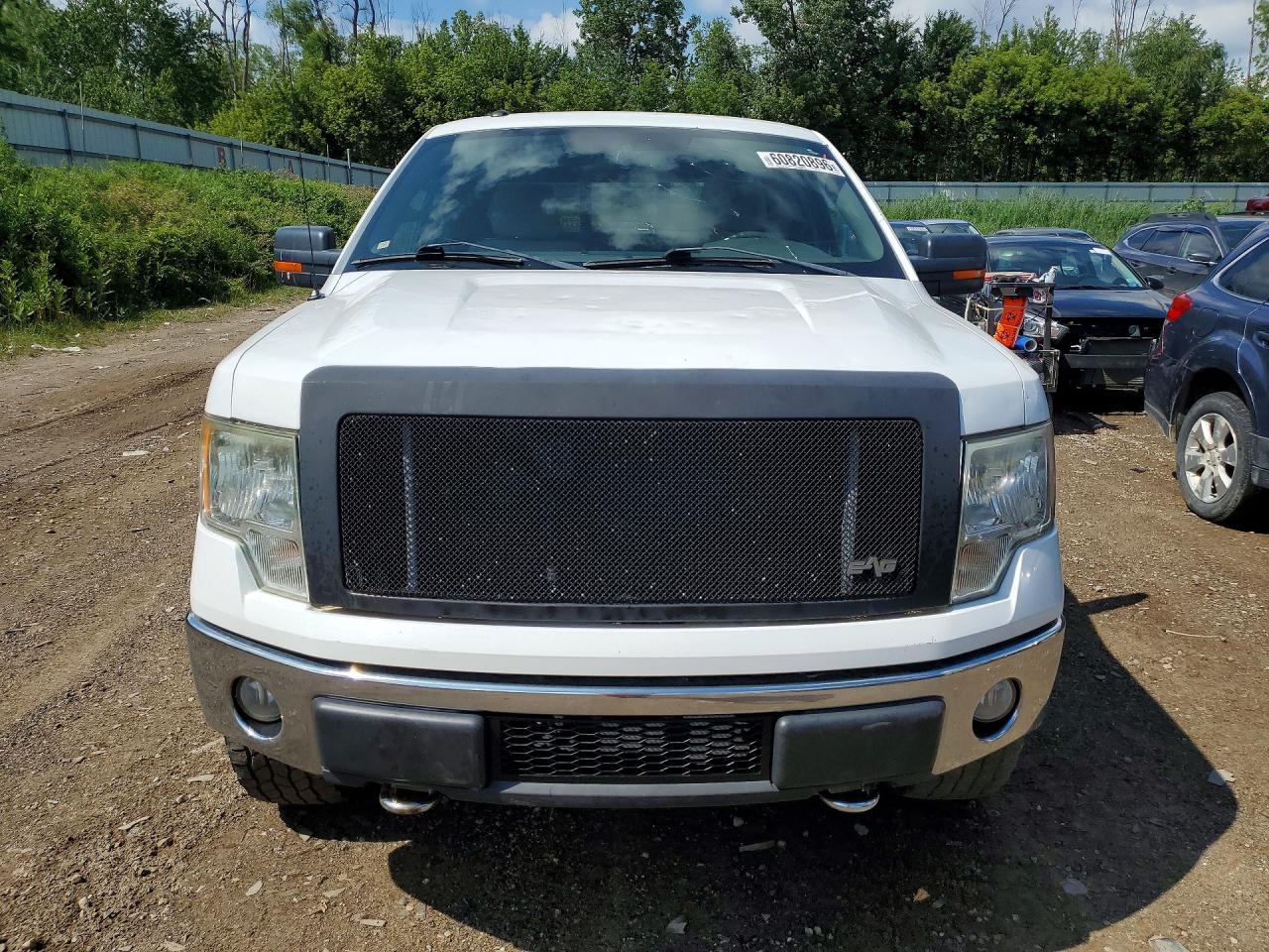 2010 Ford F150 Super Cab White vin: 1FTEX1E83AFD76924