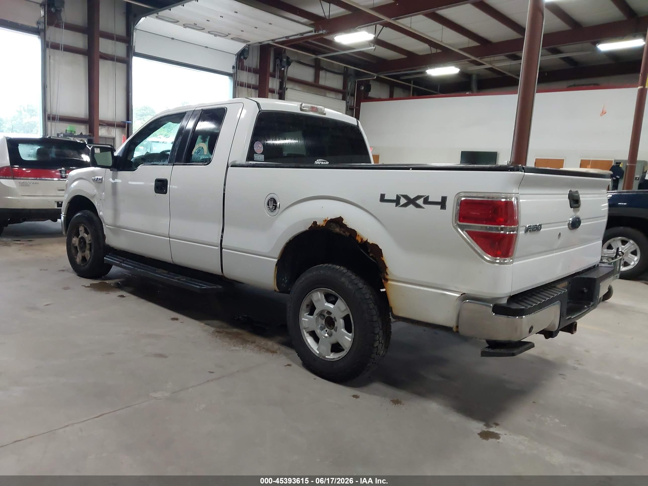 2010 Ford F-150 Stx/xl/xlt White vin: 1FTEX1E83AKE78103