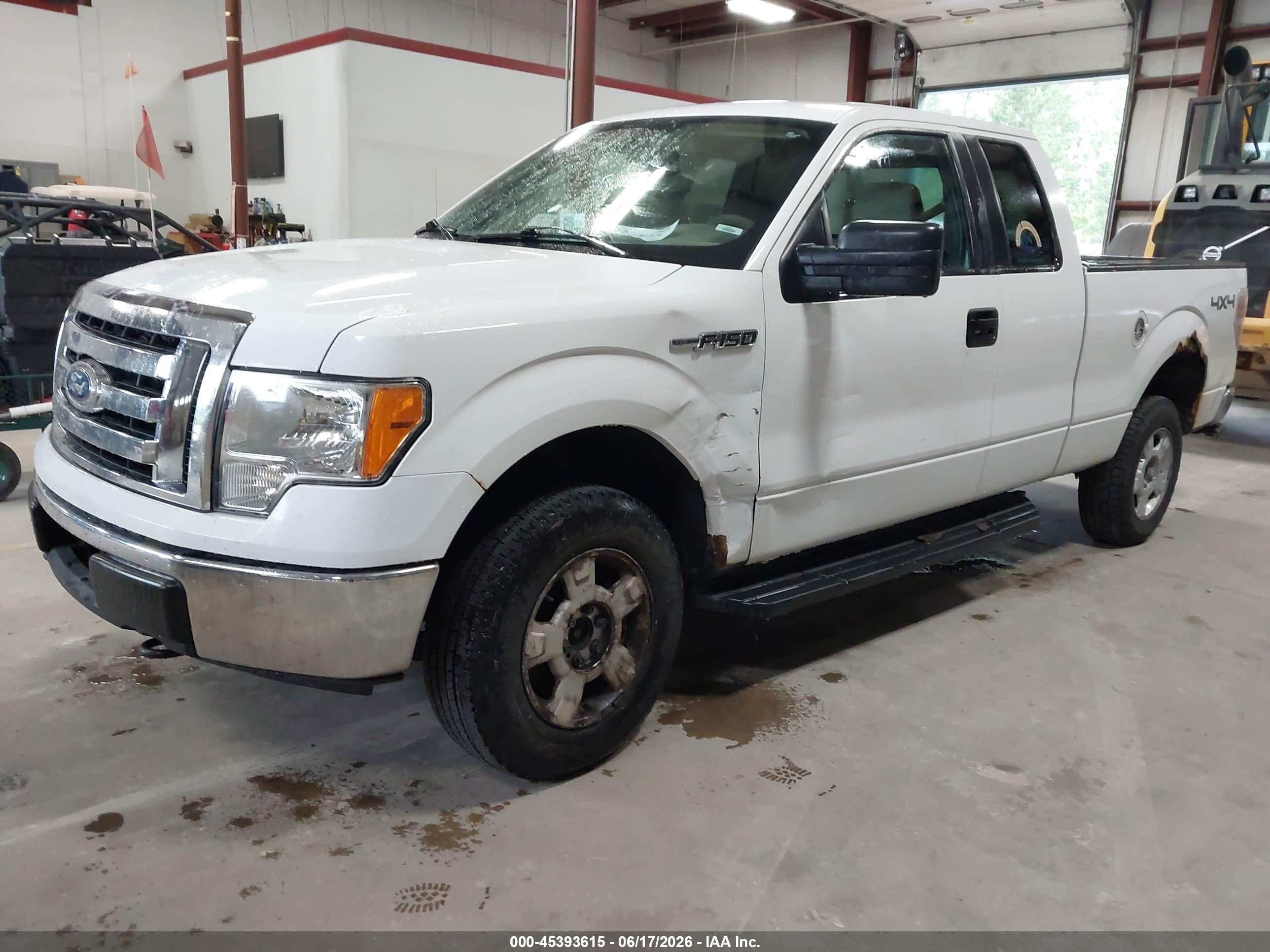 2010 Ford F-150 Stx/xl/xlt White vin: 1FTEX1E83AKE78103
