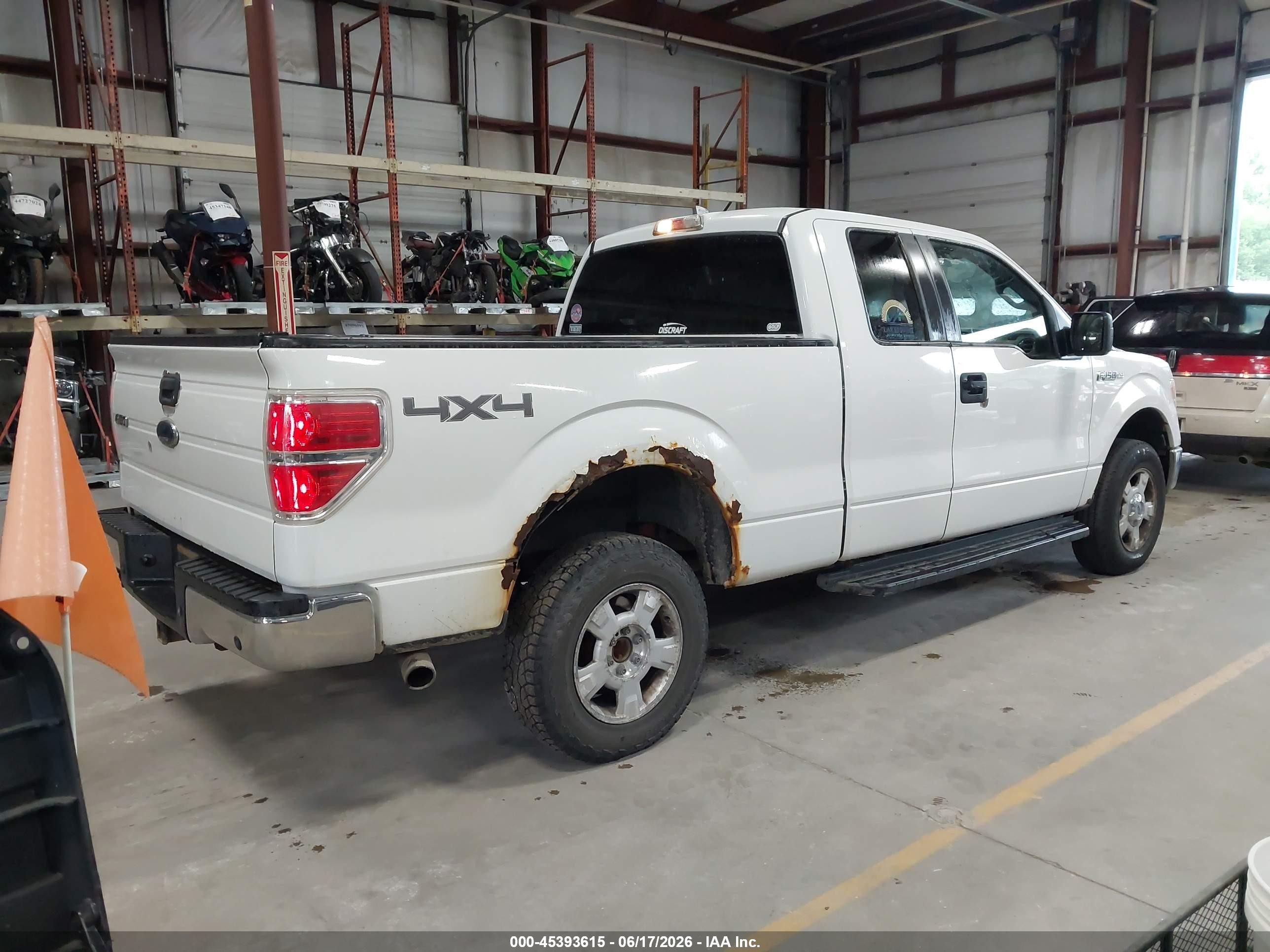 2010 Ford F-150 Stx/xl/xlt White vin: 1FTEX1E83AKE78103