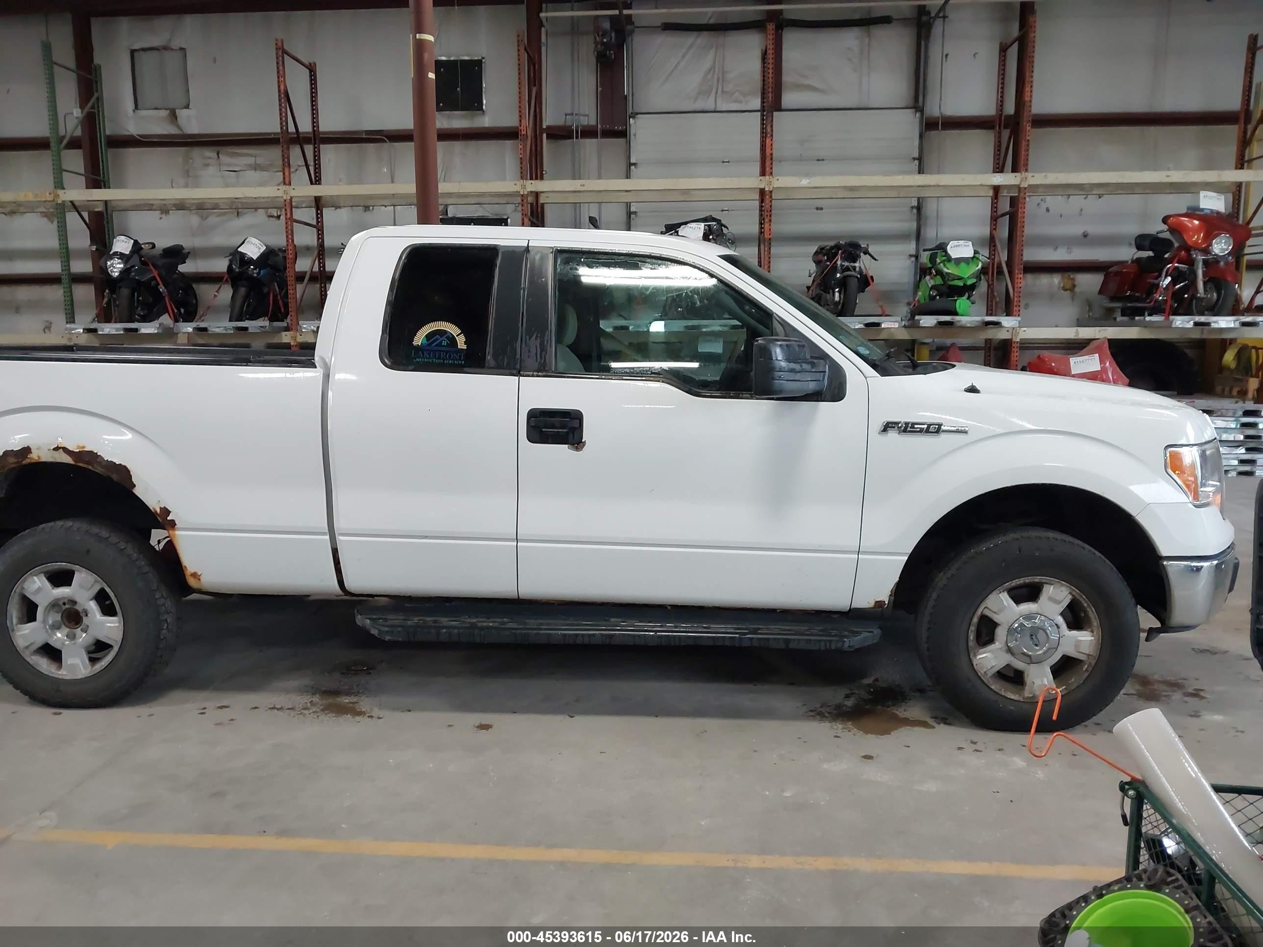2010 Ford F-150 Stx/xl/xlt White vin: 1FTEX1E83AKE78103