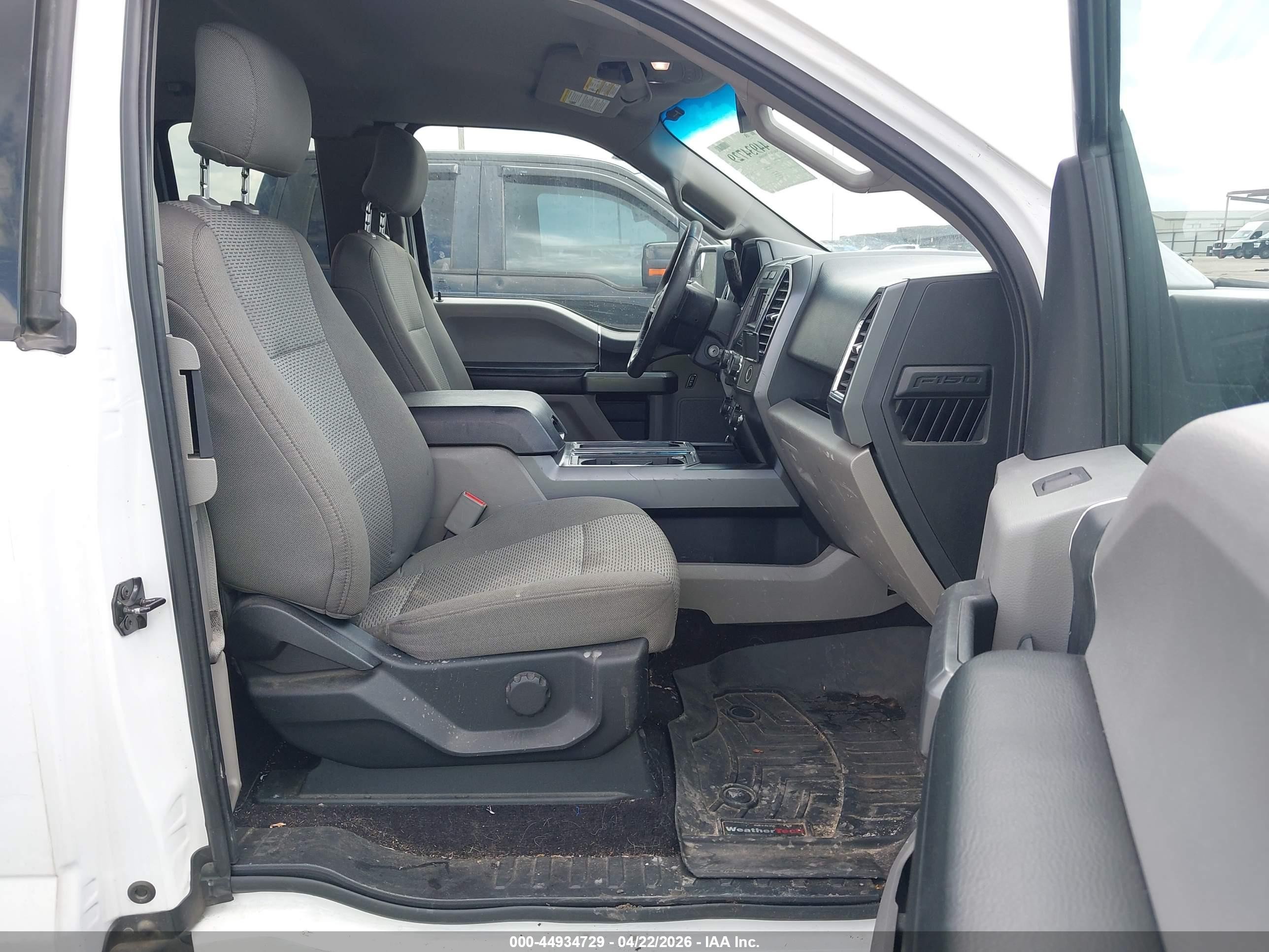 2015 Ford F-150 Xlt White vin: 1FTEX1E83FFD09313