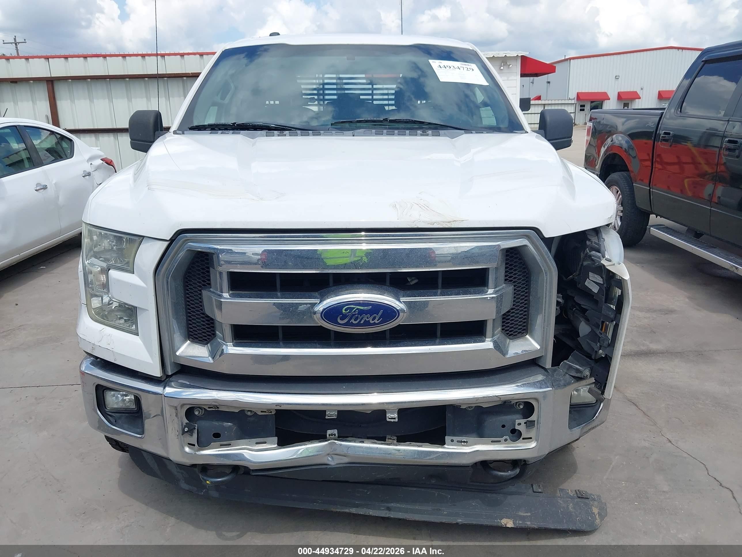 2015 Ford F-150 Xlt White vin: 1FTEX1E83FFD09313