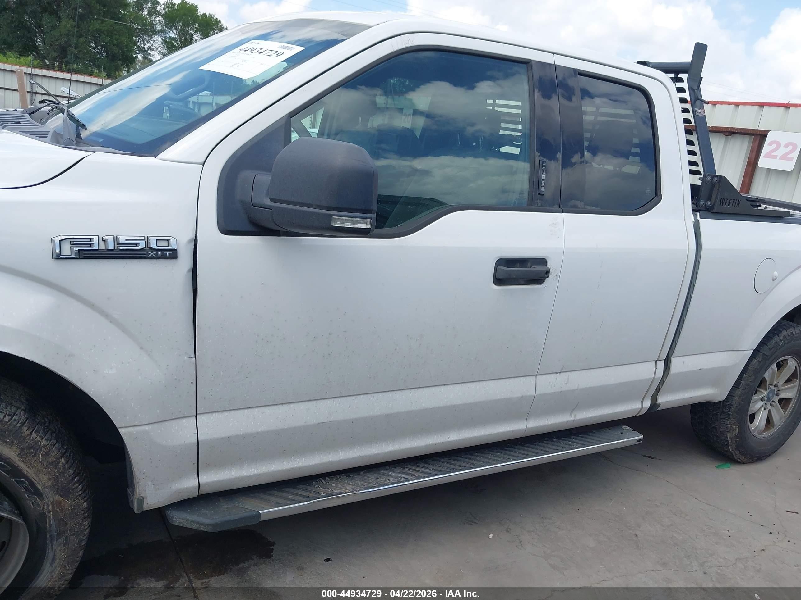 2015 Ford F-150 Xlt White vin: 1FTEX1E83FFD09313
