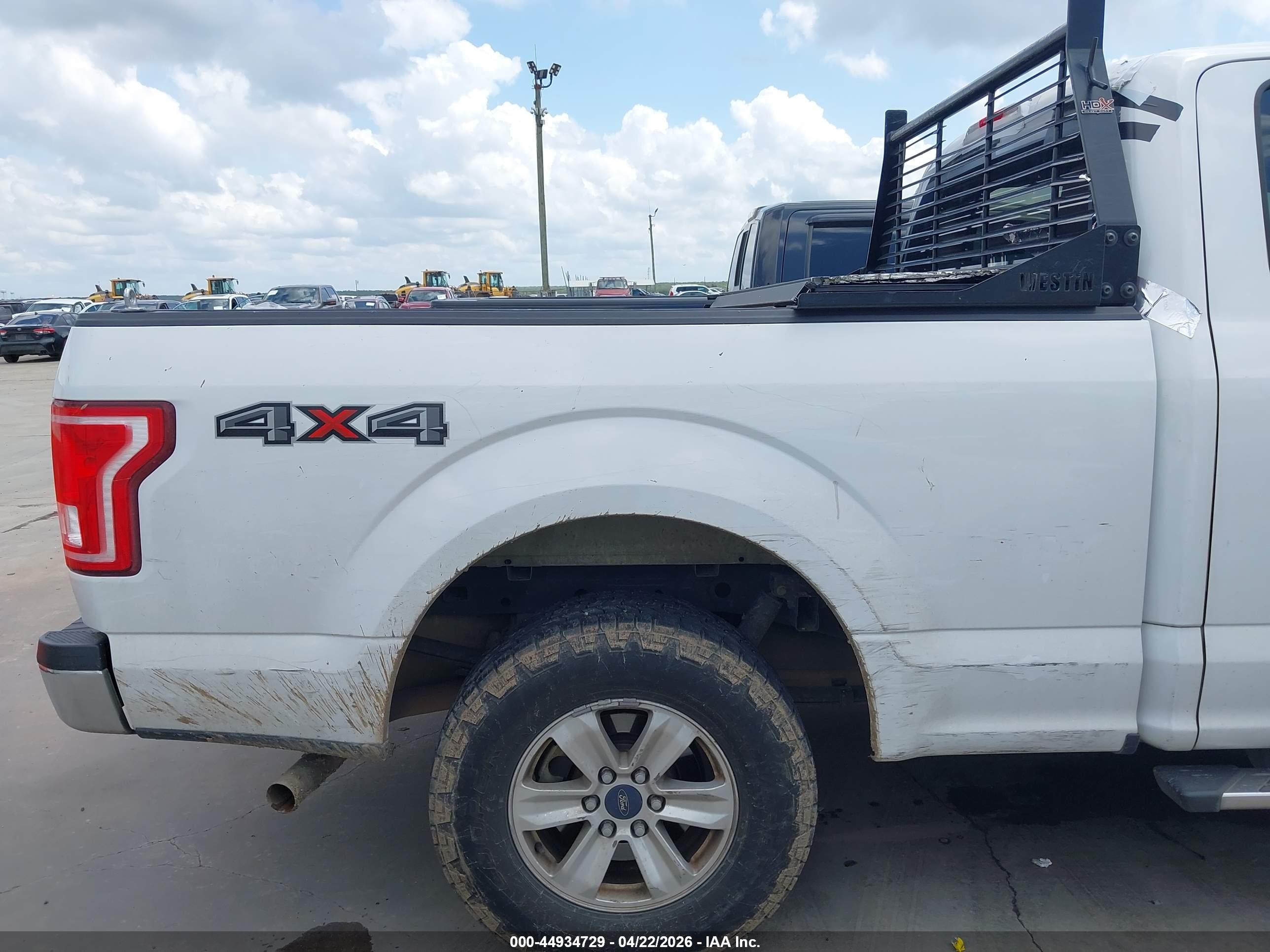 2015 Ford F-150 Xlt White vin: 1FTEX1E83FFD09313