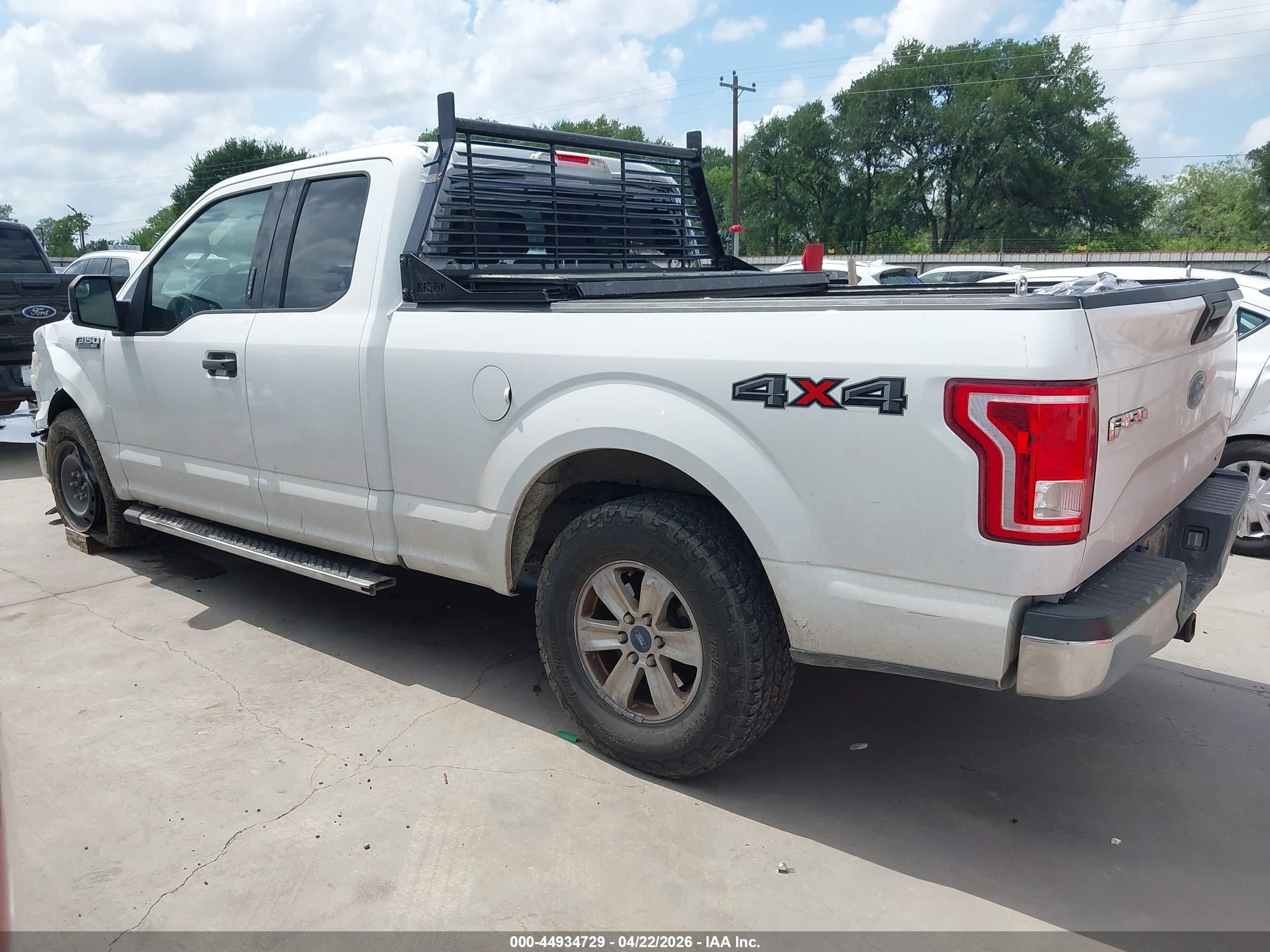 2015 Ford F-150 Xlt White vin: 1FTEX1E83FFD09313
