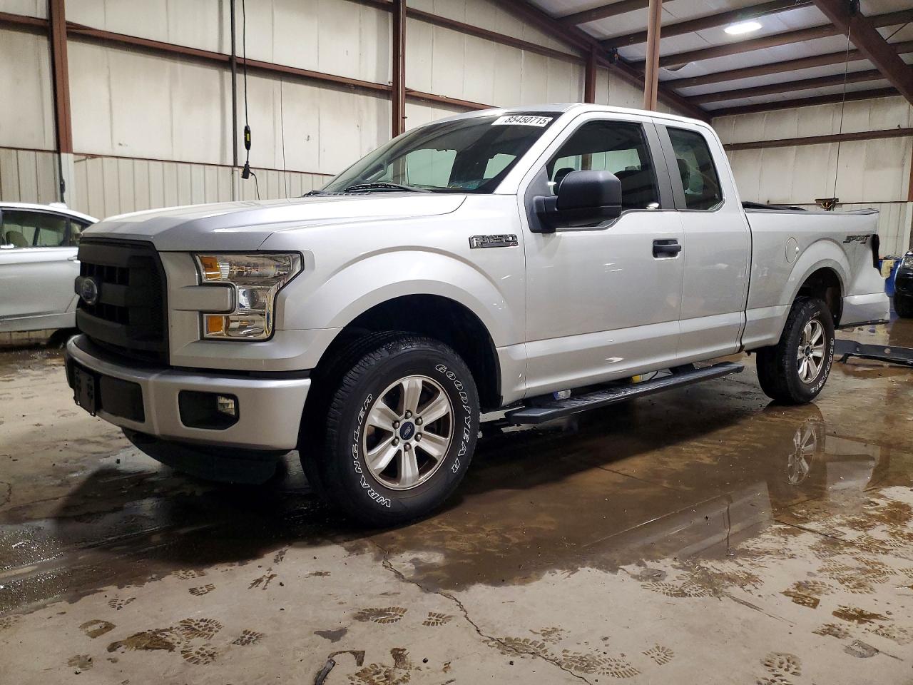 2015 Ford F150 Super Cab Silver vin: 1FTEX1E83FKE26686