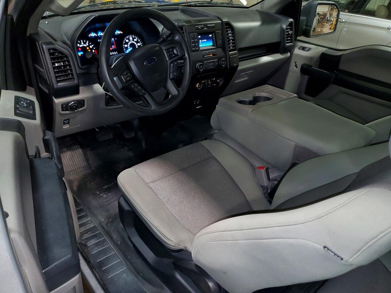 2015 Ford F150 Super Cab Silver vin: 1FTEX1E83FKE26686
