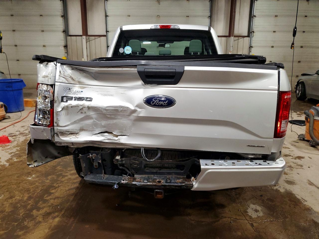 2015 Ford F150 Super Cab Silver vin: 1FTEX1E83FKE26686