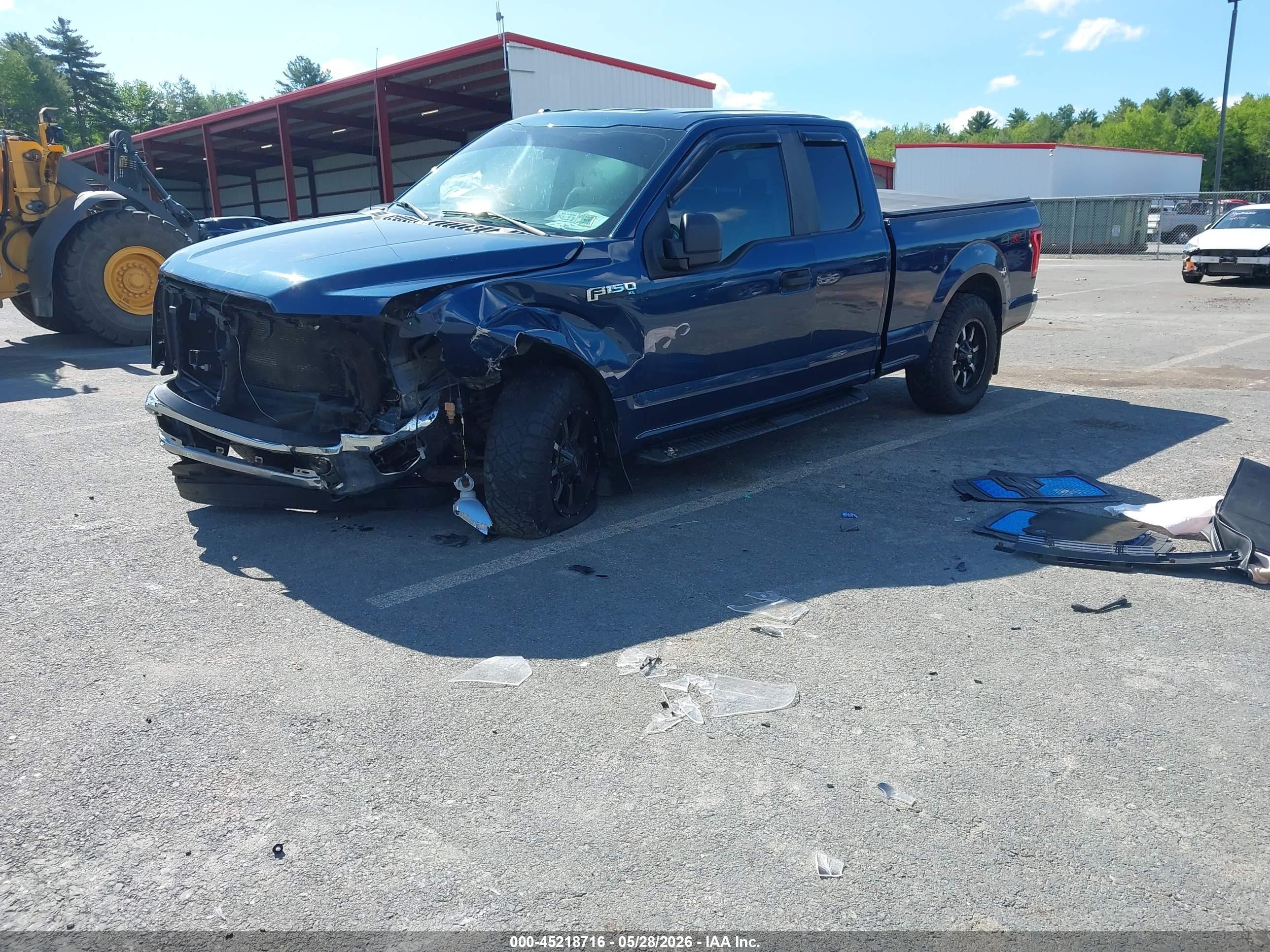 2015 Ford F-150 Xl Blue vin: 1FTEX1E83FKF19398