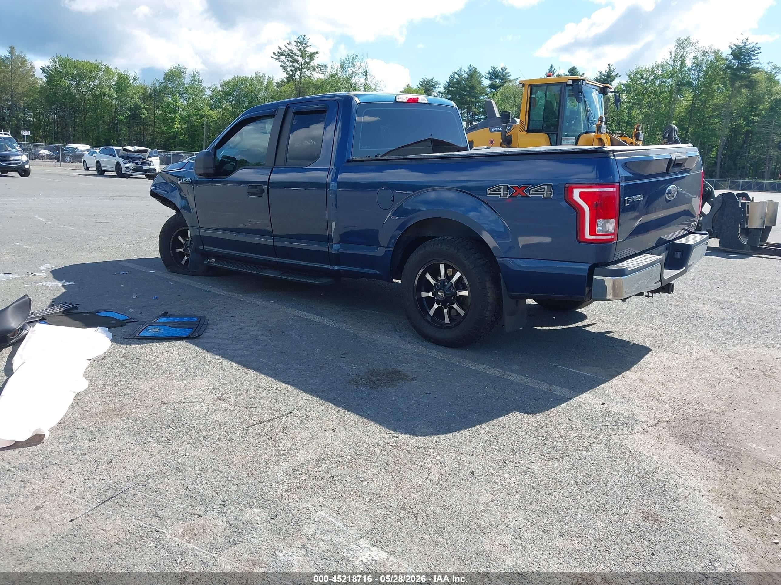 2015 Ford F-150 Xl Blue vin: 1FTEX1E83FKF19398