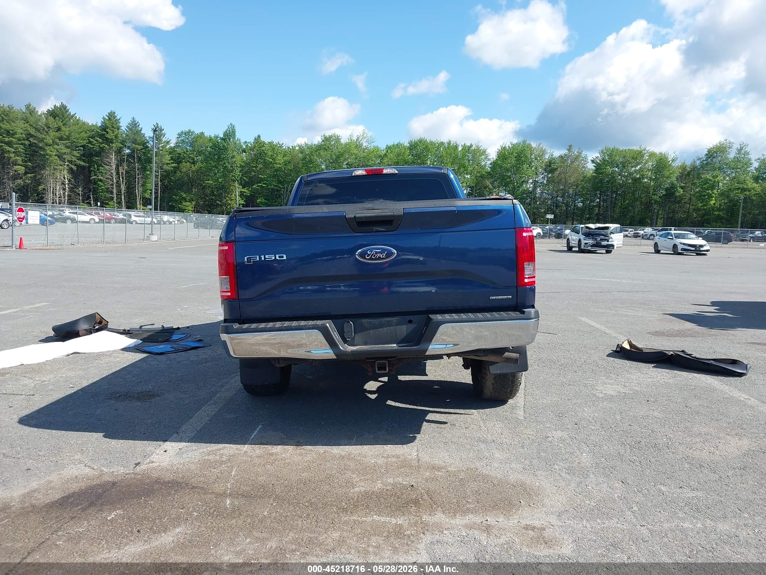 2015 Ford F-150 Xl Blue vin: 1FTEX1E83FKF19398