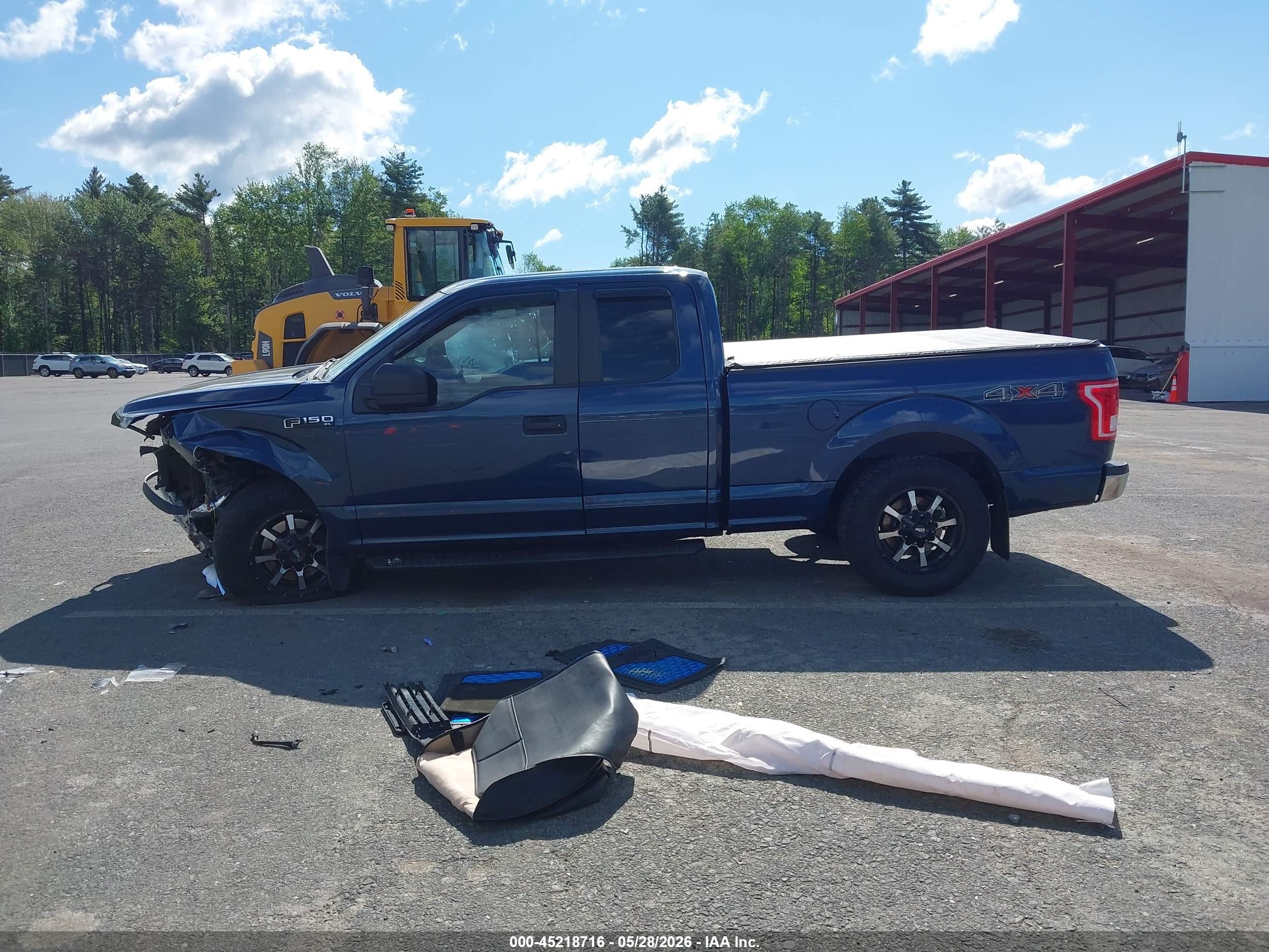 2015 Ford F-150 Xl Blue vin: 1FTEX1E83FKF19398