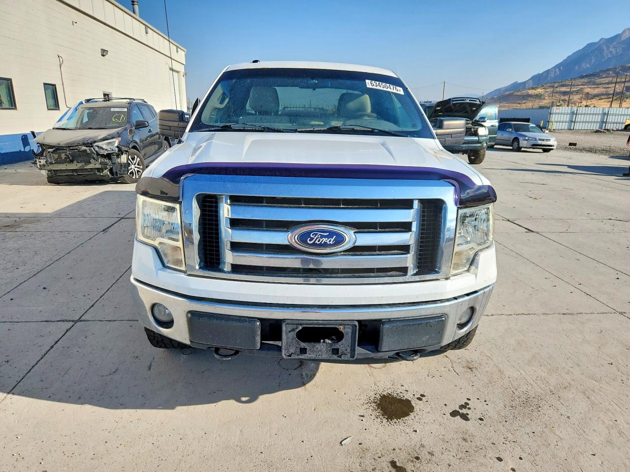2010 Ford F150 Super Cab White vin: 1FTEX1E84AFC58199