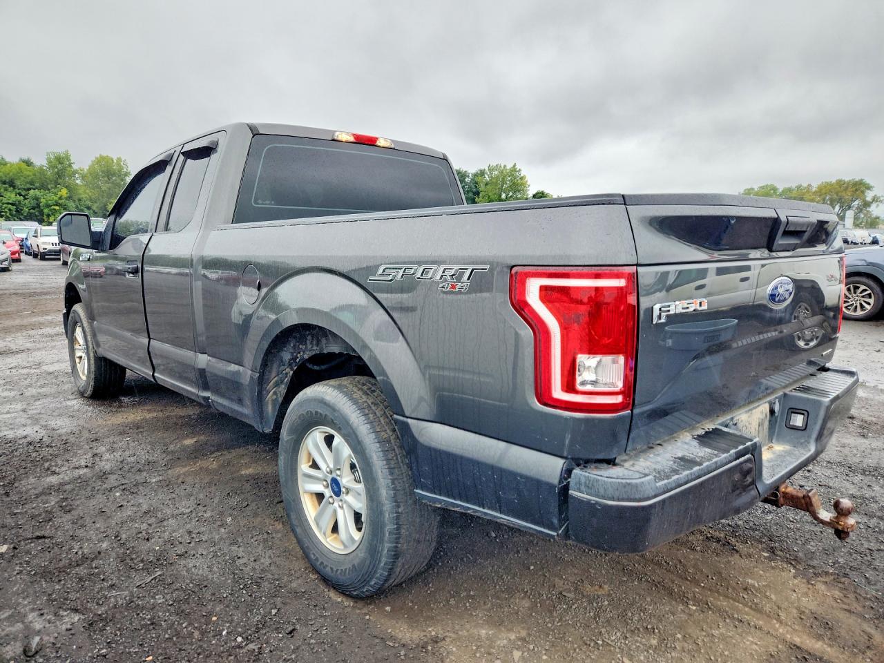 2015 Ford F150 Super Cab Серый vin: 1FTEX1E84FFC56184