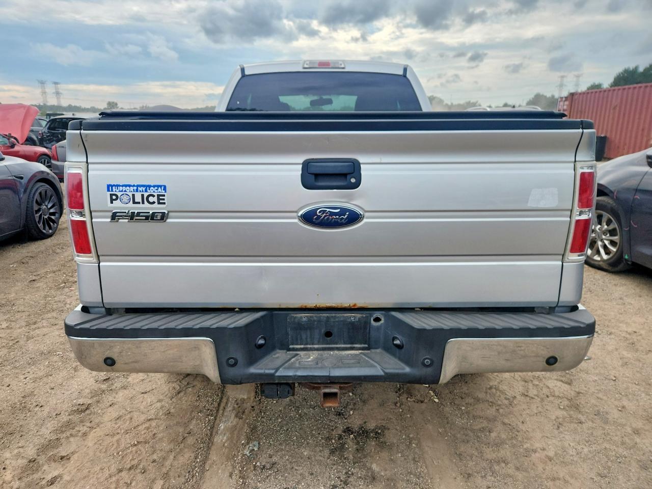 2010 Ford F150 Super Cab Silver vin: 1FTEX1E85AFA48629