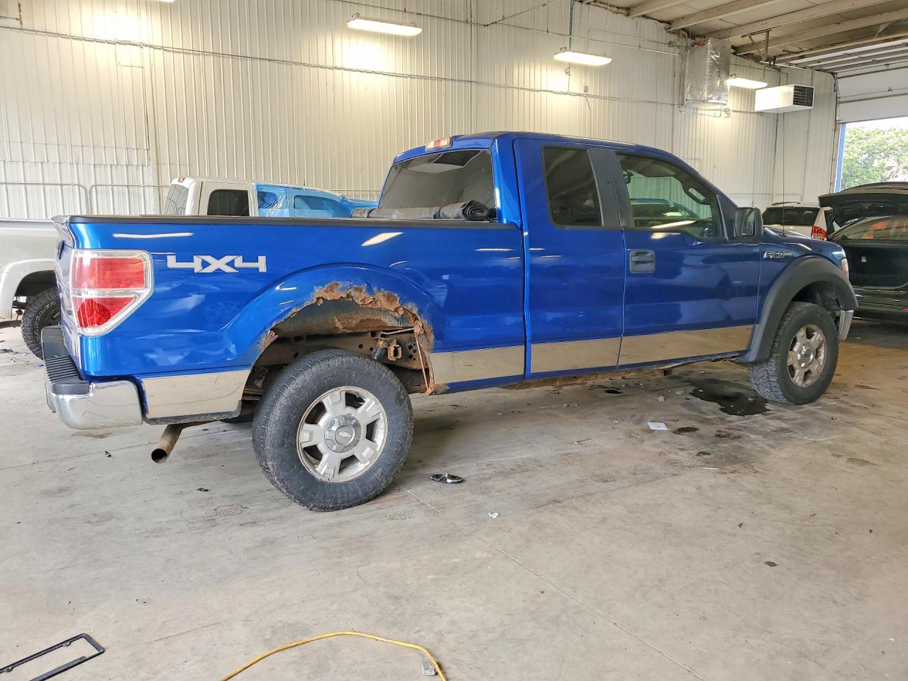 2010 Ford F150 Super Cab Blue vin: 1FTEX1E85AFB65255