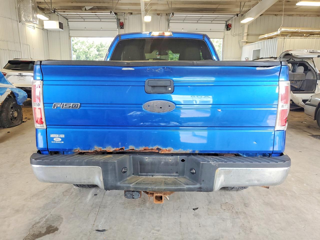 2010 Ford F150 Super Cab Blue vin: 1FTEX1E85AFB65255