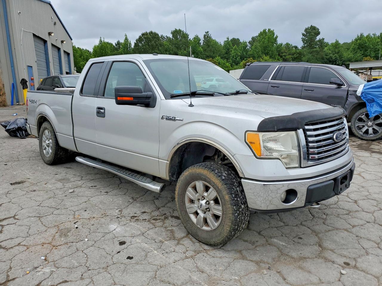 2010 Ford F150 Super Cab Silver vin: 1FTEX1E85AFD24100