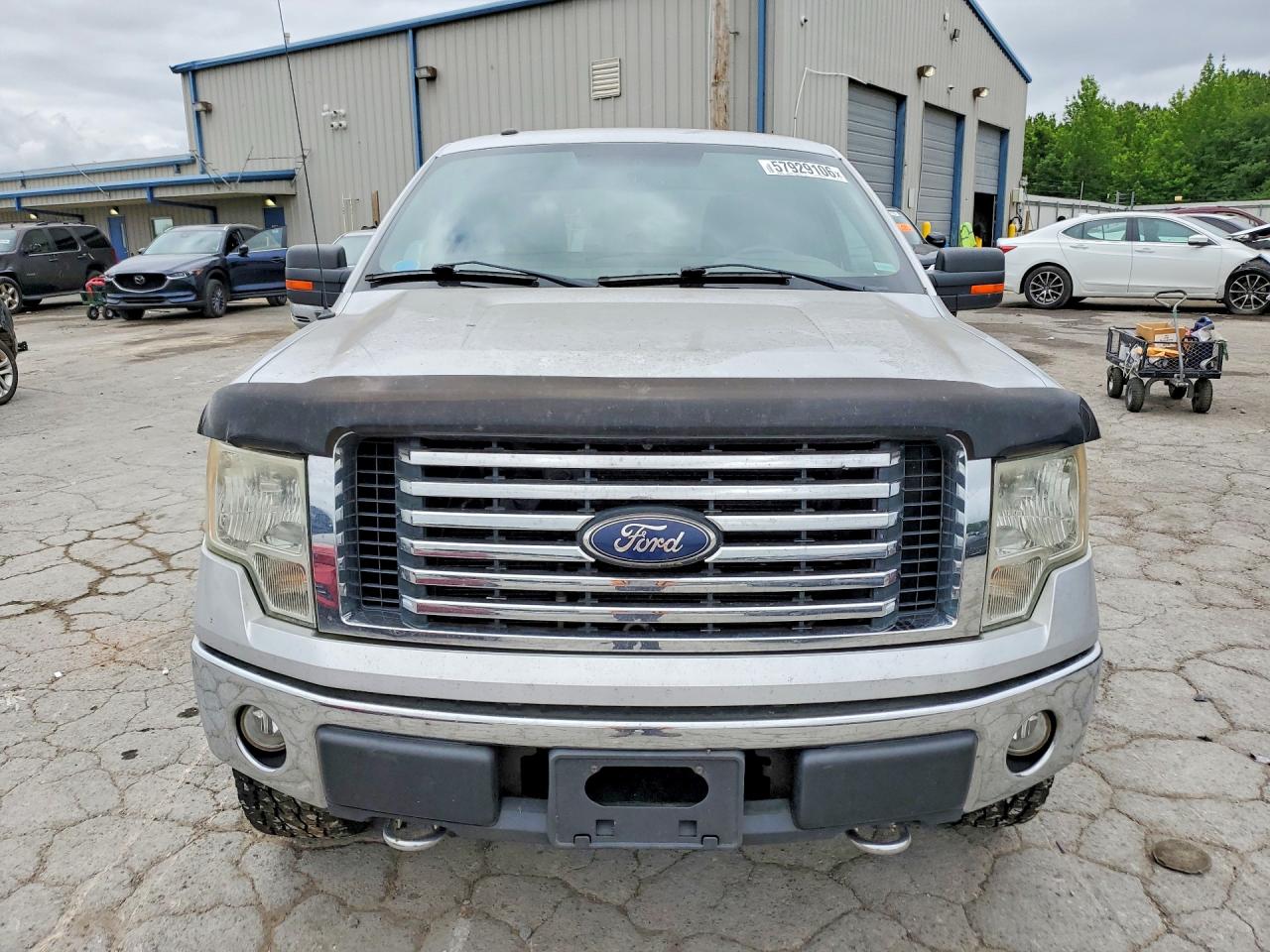 2010 Ford F150 Super Cab Silver vin: 1FTEX1E85AFD24100