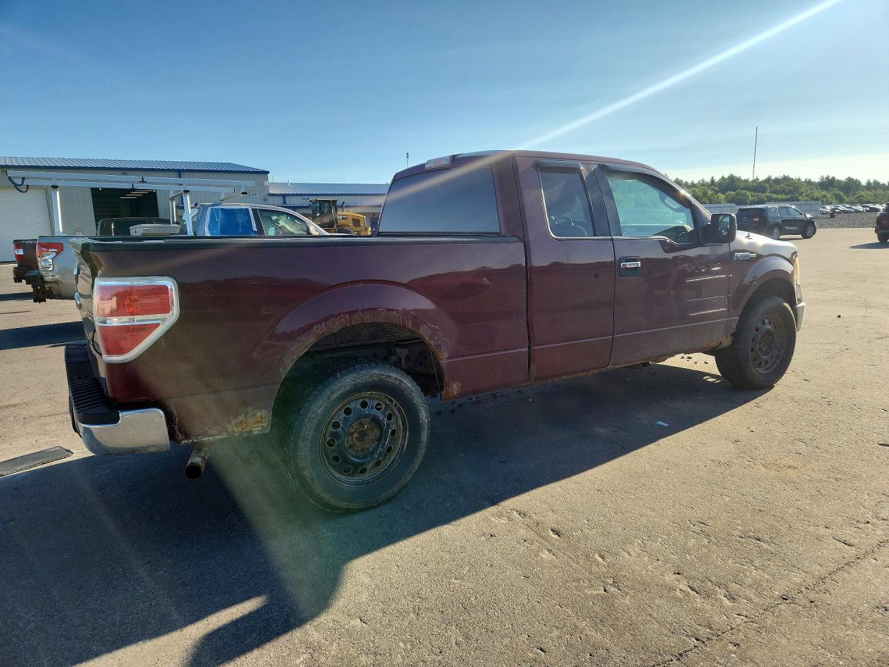 2010 Ford F-150 Maroon vin: 1FTEX1E85AFD37462