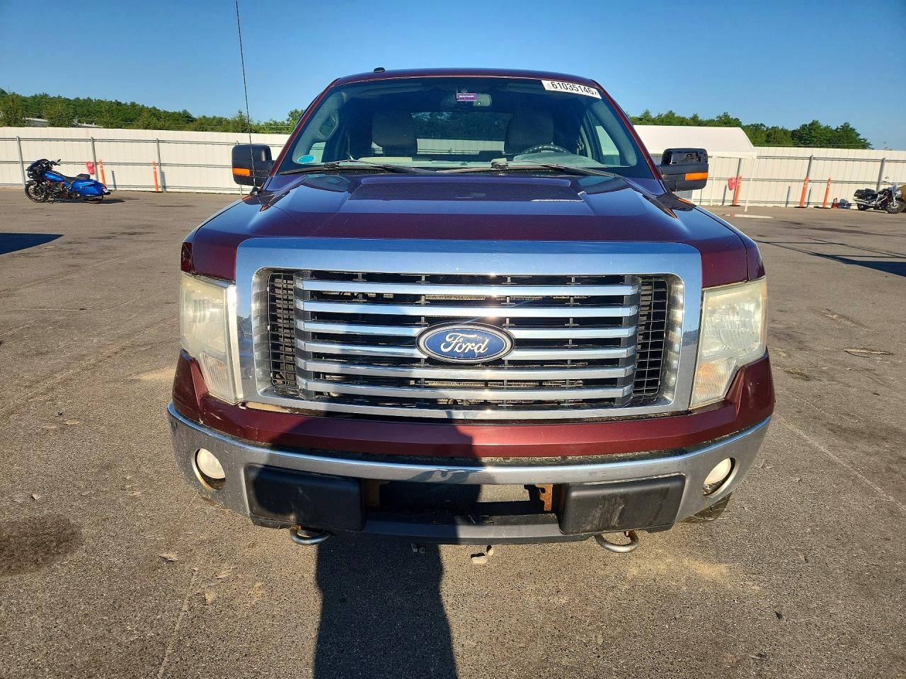 2010 Ford F-150 Maroon vin: 1FTEX1E85AFD37462