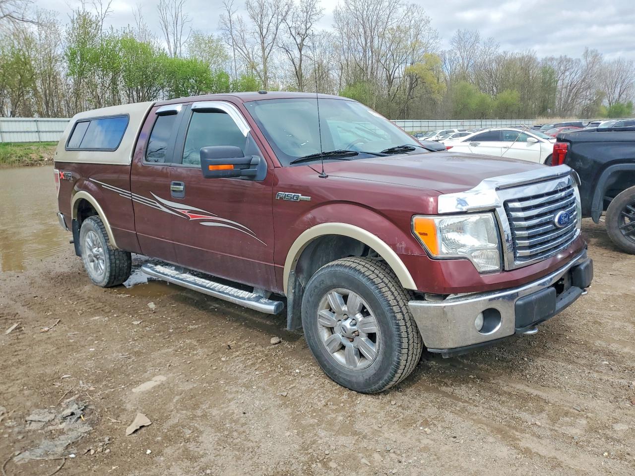 2010 Ford F150 Super Cab Бордовый vin: 1FTEX1E86AFC12065