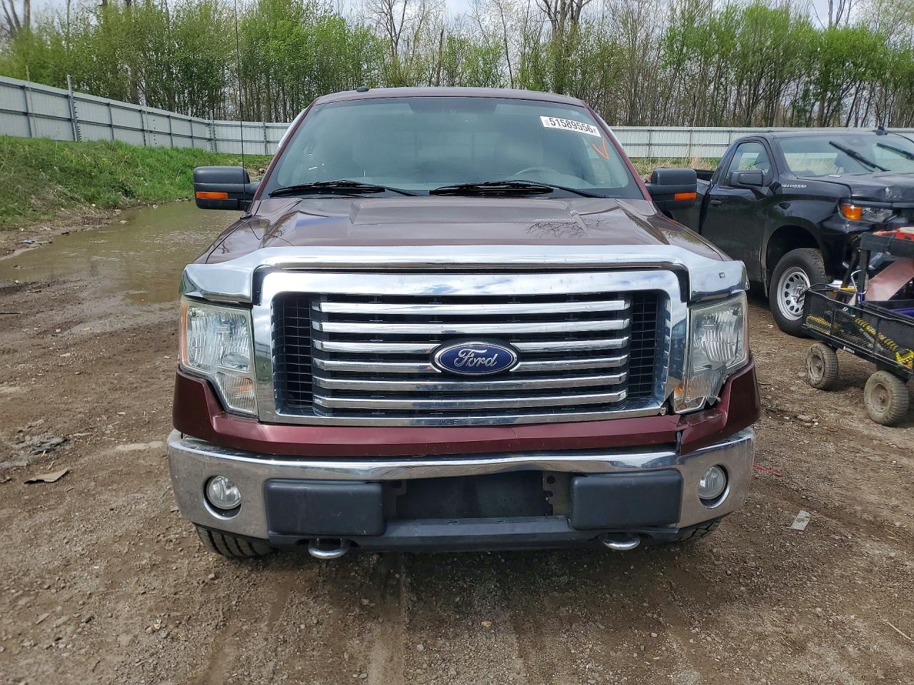 2010 Ford F150 Super Cab Бордовый vin: 1FTEX1E86AFC12065