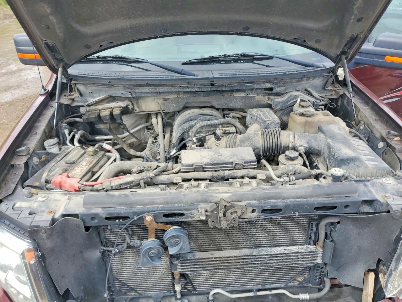 2010 Ford F150 Super Cab Бордовый vin: 1FTEX1E86AFC12065