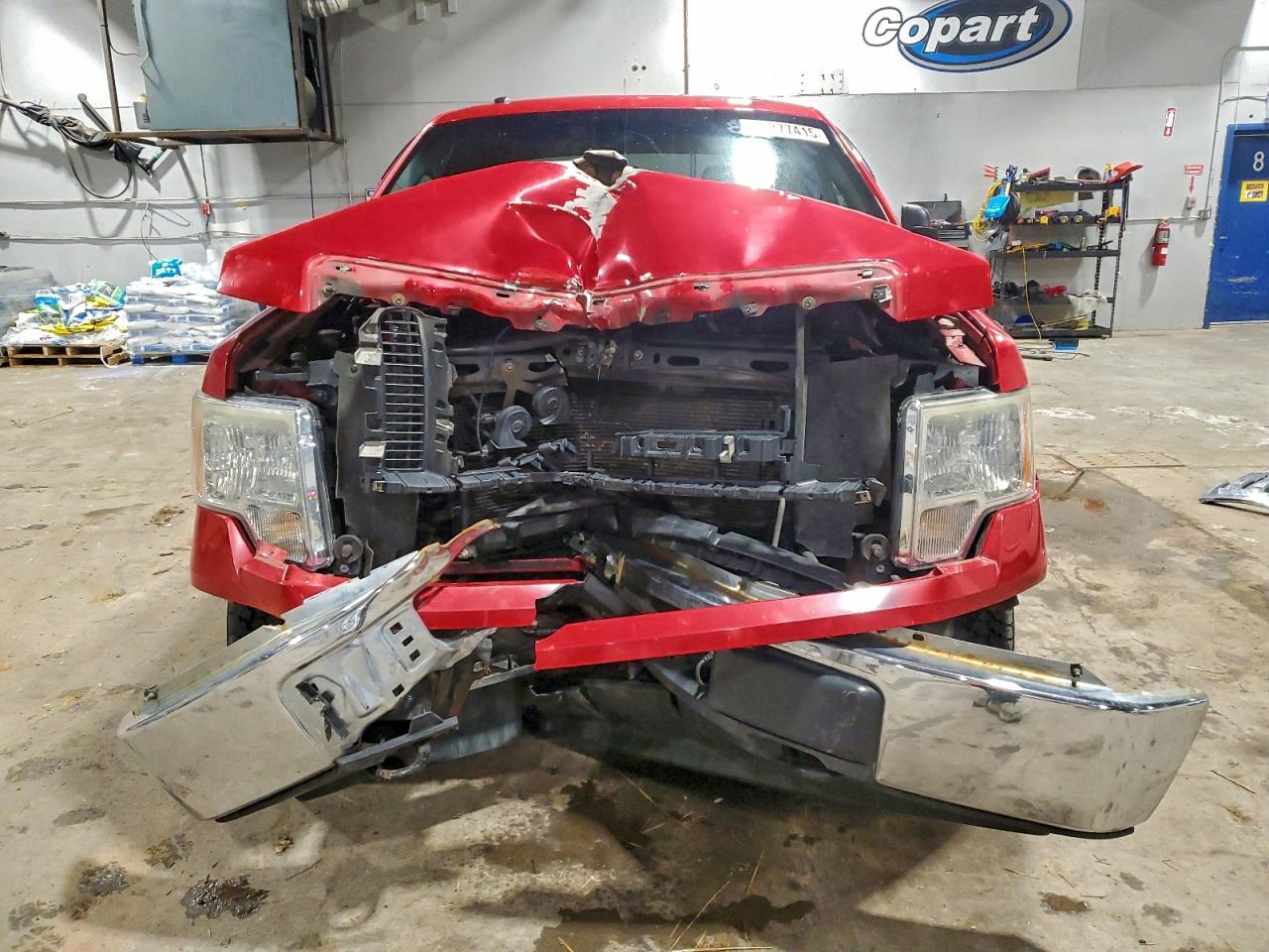 2010 Ford F150 Super Cab Red vin: 1FTEX1E86AFC25754
