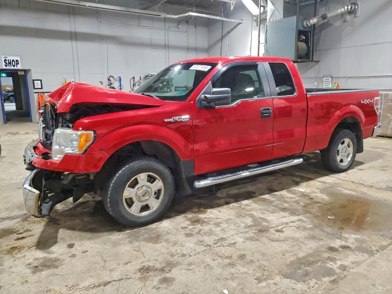 2010 Ford F150 Super Cab Red vin: 1FTEX1E86AFC25754